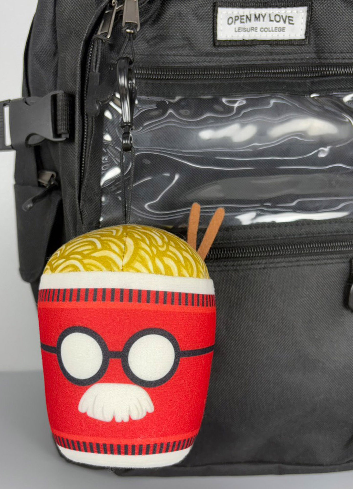 Sakamoto Days - Sakamoto Taro Ramen 4"H Clip Plush