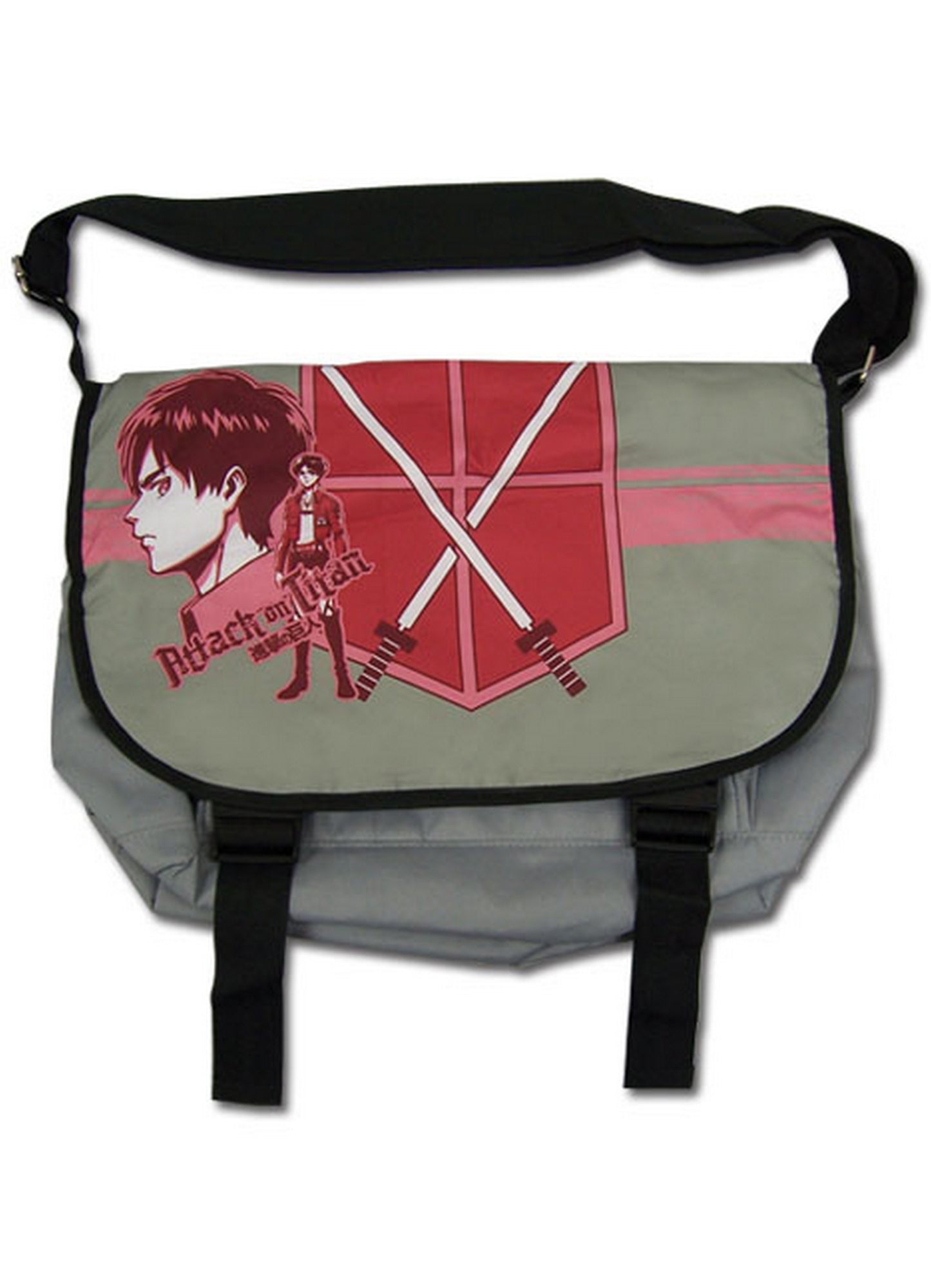 Attack On Titan - Eren Yeager Red Messenger Bag