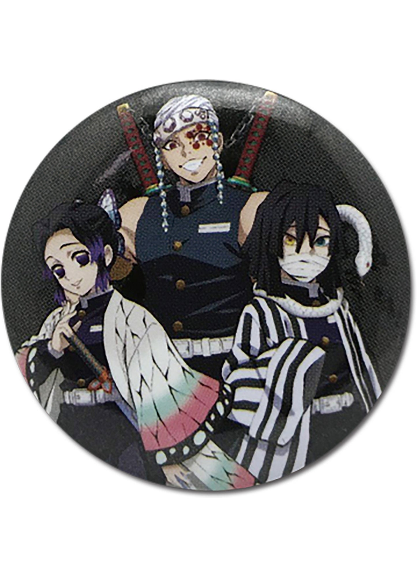 Demon Slayer - Tengen, Shinobu, Iguro Button 1.25"