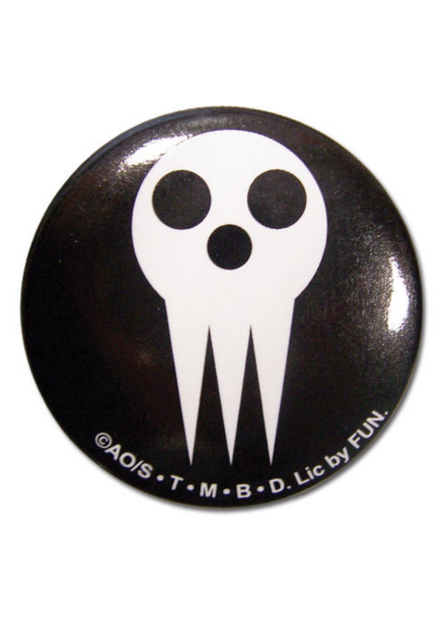 Soul Eater - Shinigami Skull Button 1.25"