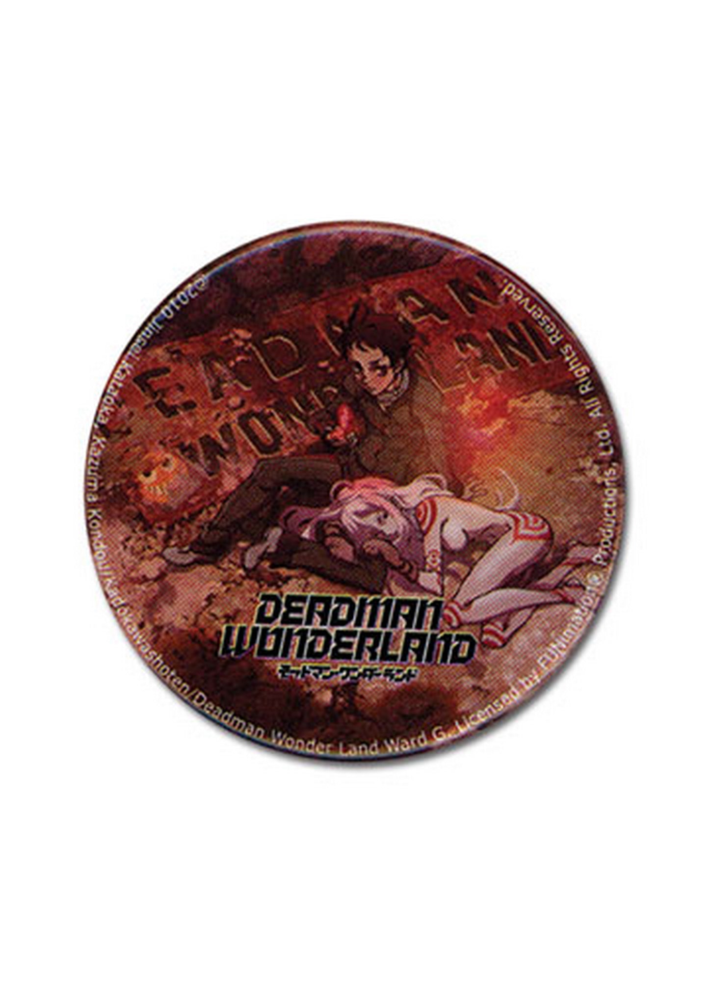 Deadman Wonderland - Ganta Igarashi & Shiro 1.25" Button