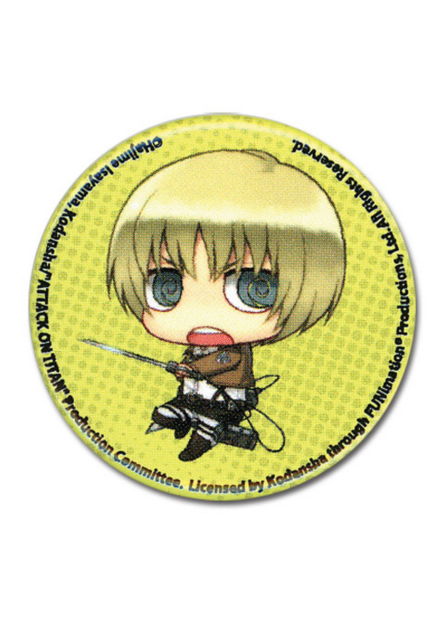 Attack On Titan - SD Levi Ackerman Button 1.25"