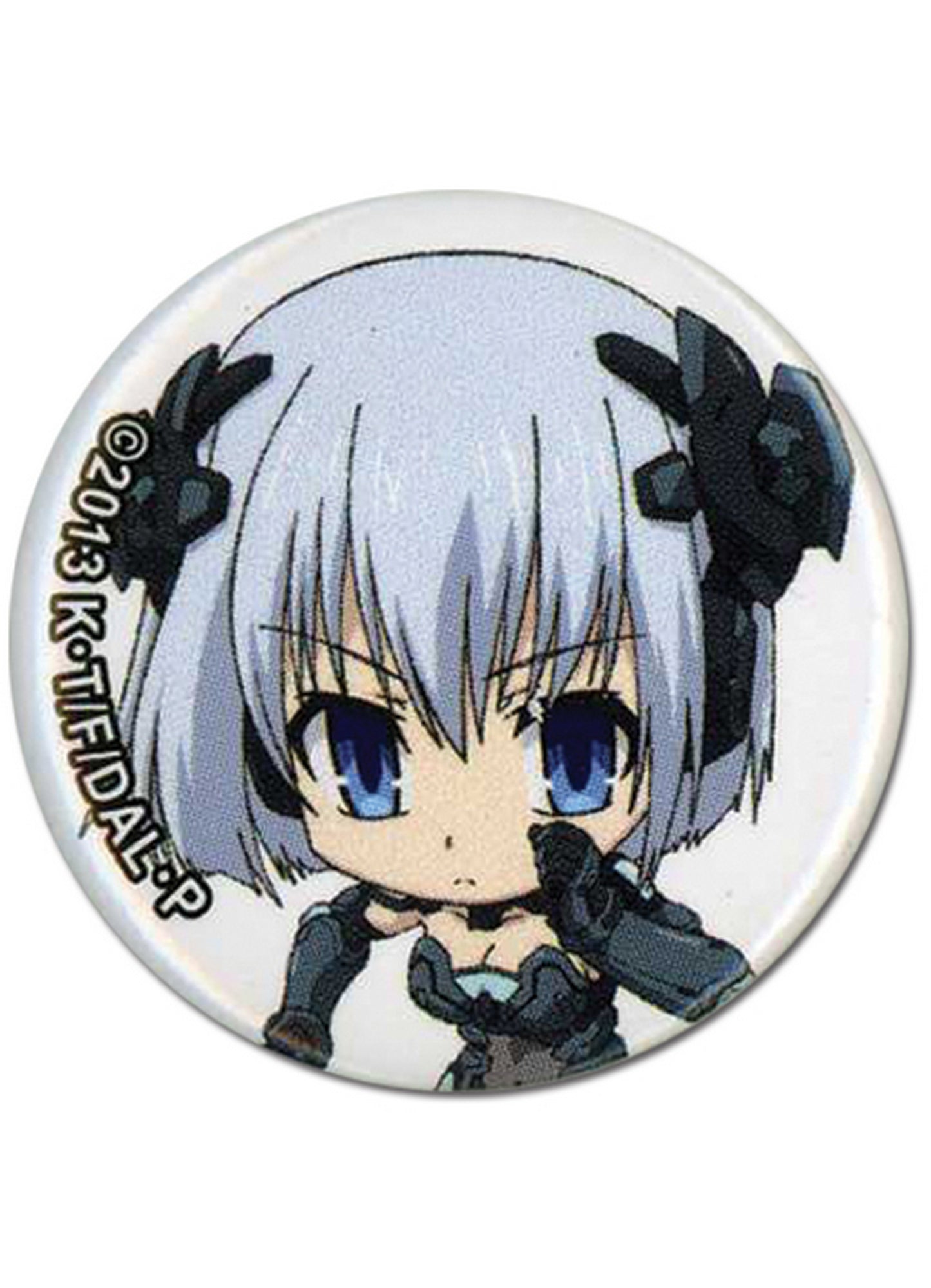 Date A Live - Origami Tobiichi Button