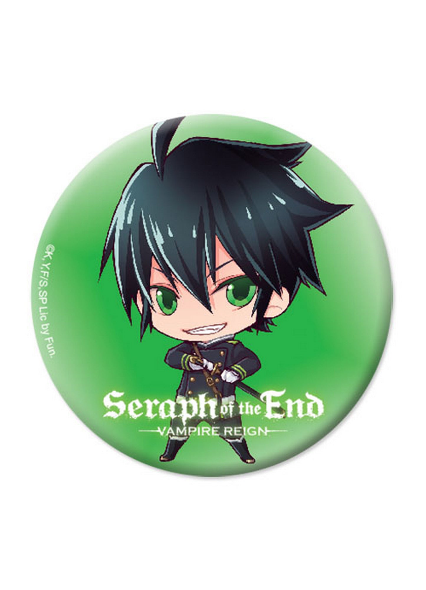 Seraph Of The End - Yuichiro Hyakuya Button 1.25"