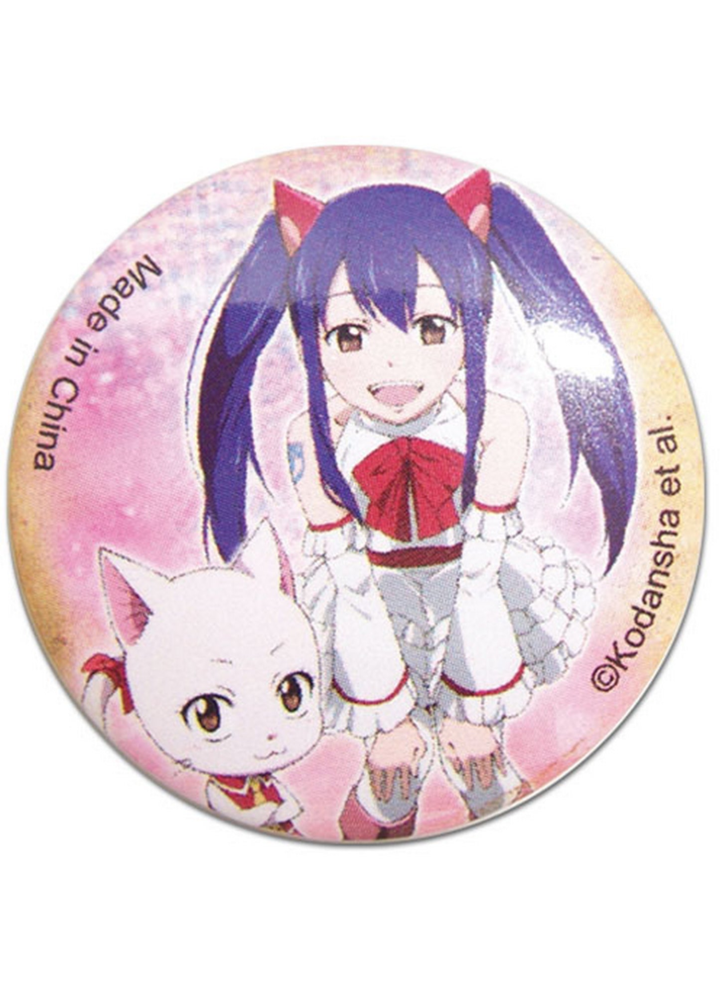 Fairy Tail - Carla & Wendy Marvell Button