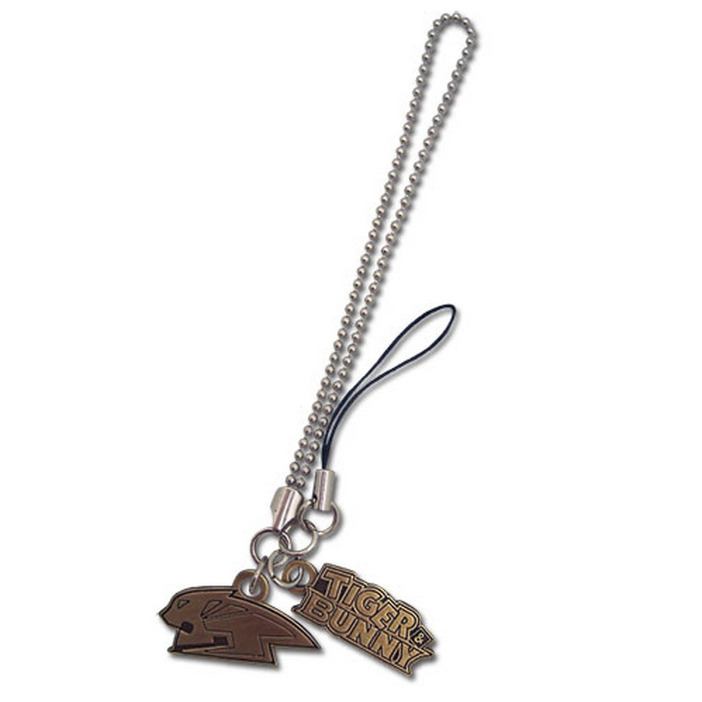 Tiger & Bunny - Wild Tiger And Logo Tag Metal Cell Phone Charm