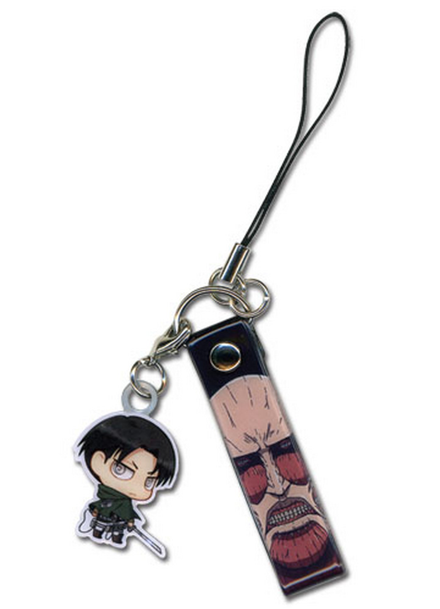 Attack On Titan - Levi Ackerman SD Metal Cell Phone Charm