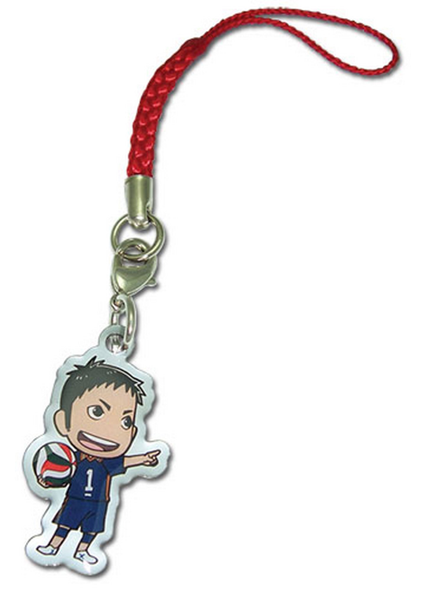 Haikyu - Daichi Sawamura Daichi Metal Cell Phone Charm