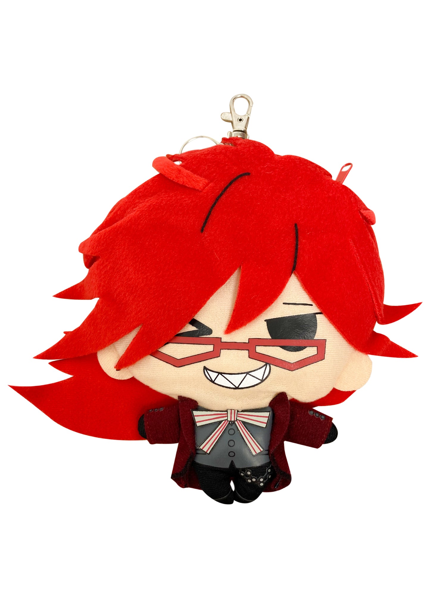 Black Butler - Grell Sutcliff Plush Coin Purse 7"