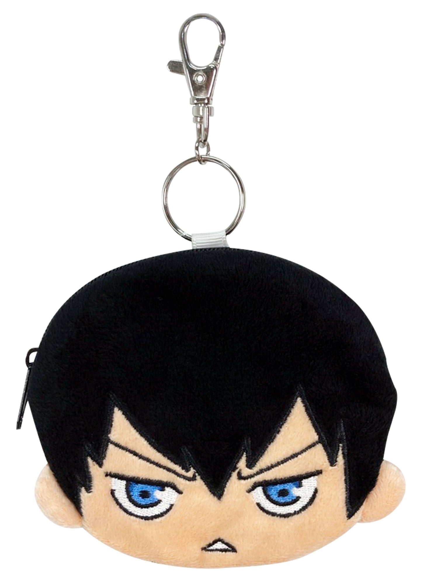 Haikyu - Tobio Kageyama Face Plush Coin Purse 4"H
