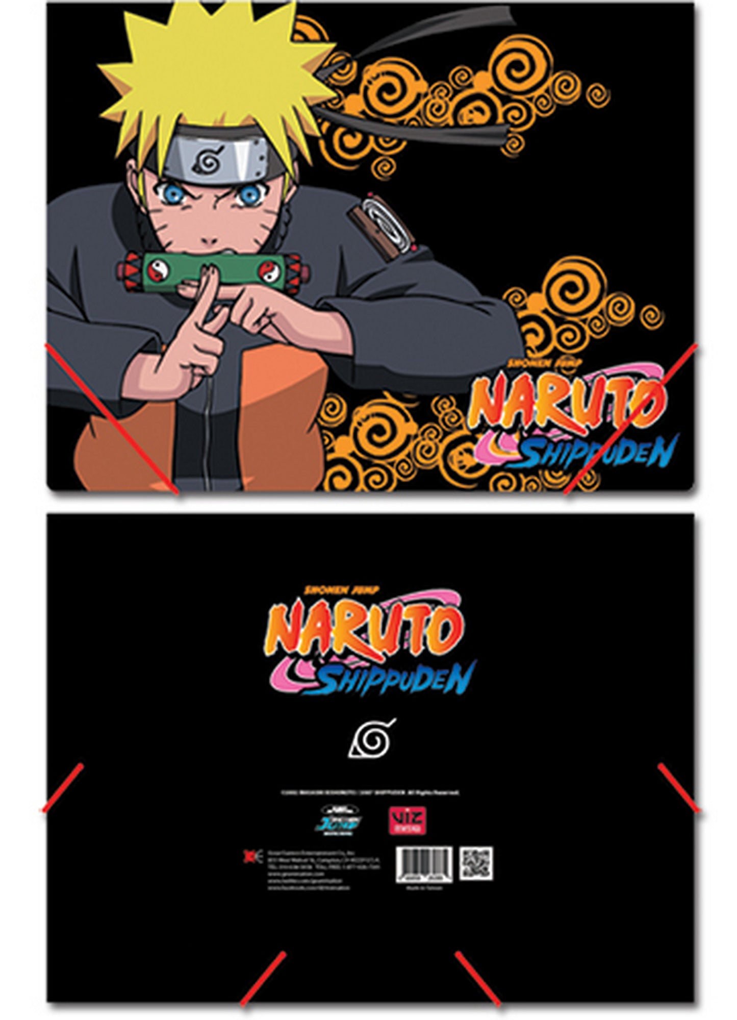 Naruto Shippuden - Group Elastic Band PP Document Folder