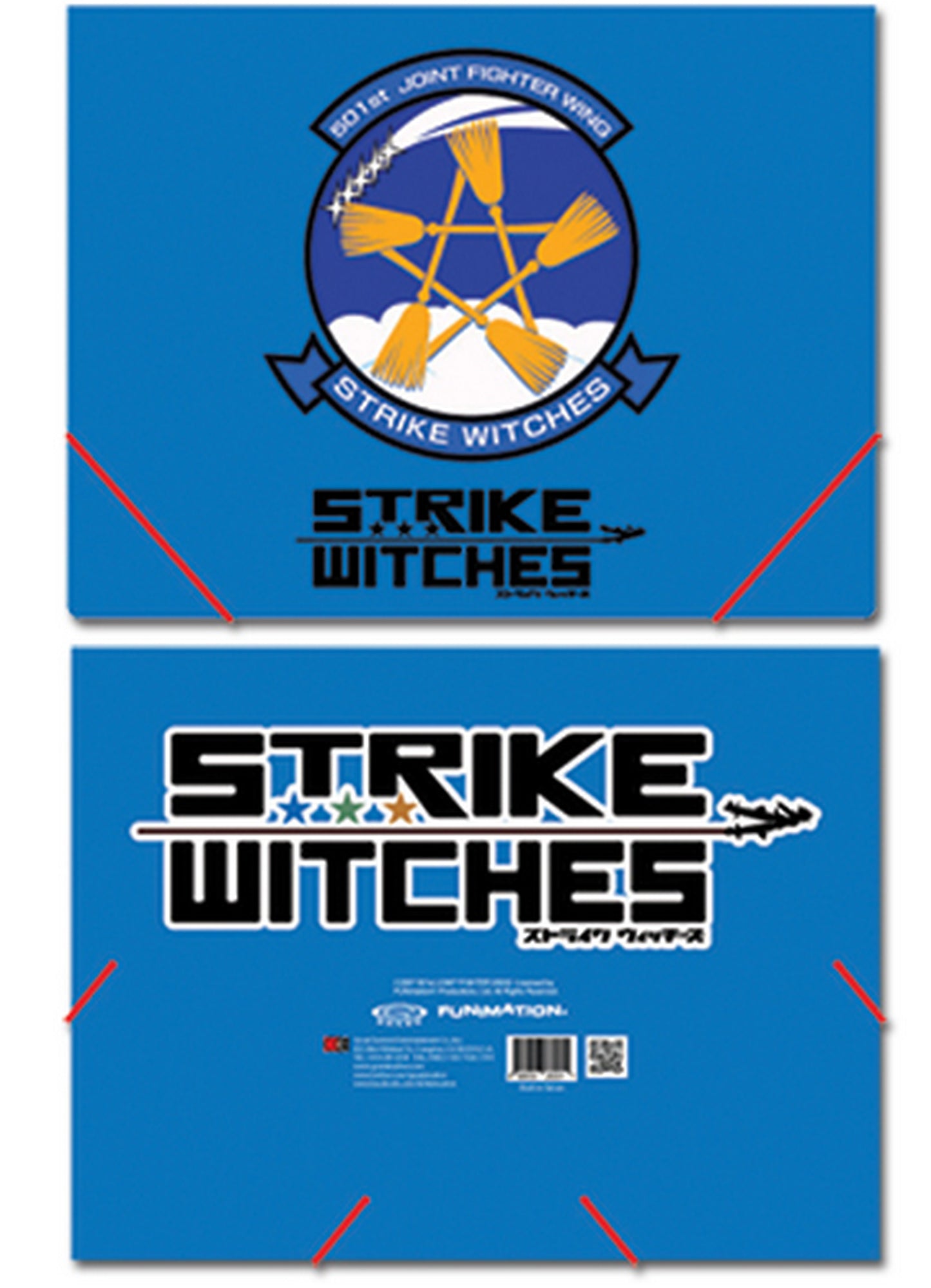 Strikes Witches - Logo Elastic Band PP Document Folder