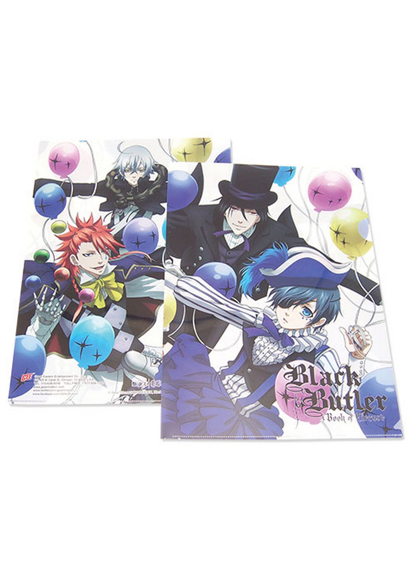 Black Butler Book Of Circus - Balloon File Folder (5 Pcs)