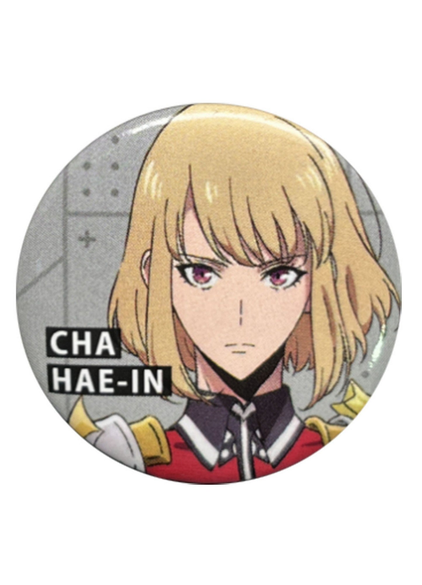 Solo Leveling - Cha Hae-In Gray Button