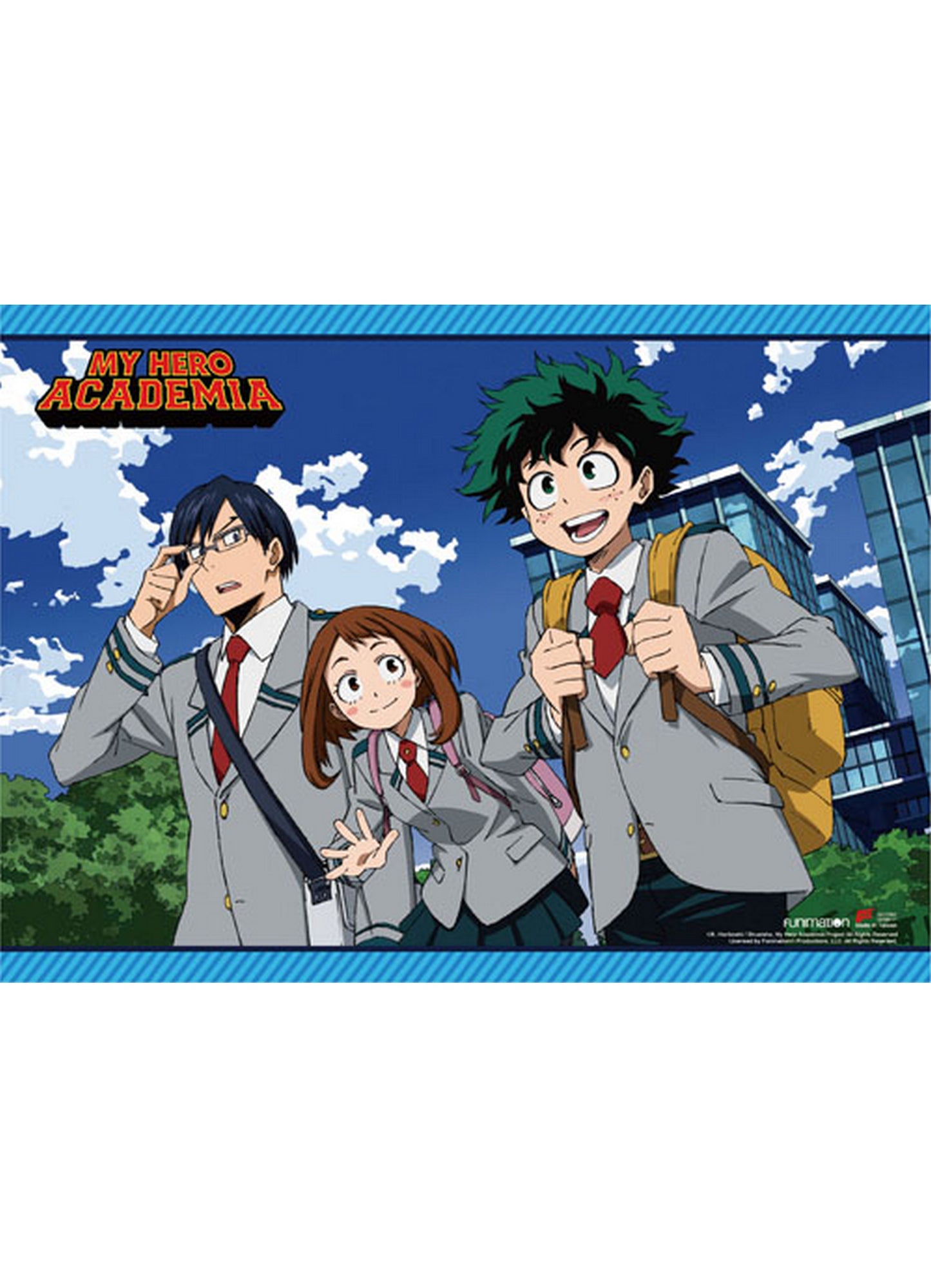 My Hero Academia - Have A Good Day Group Wall Scroll 31"W x 43"H