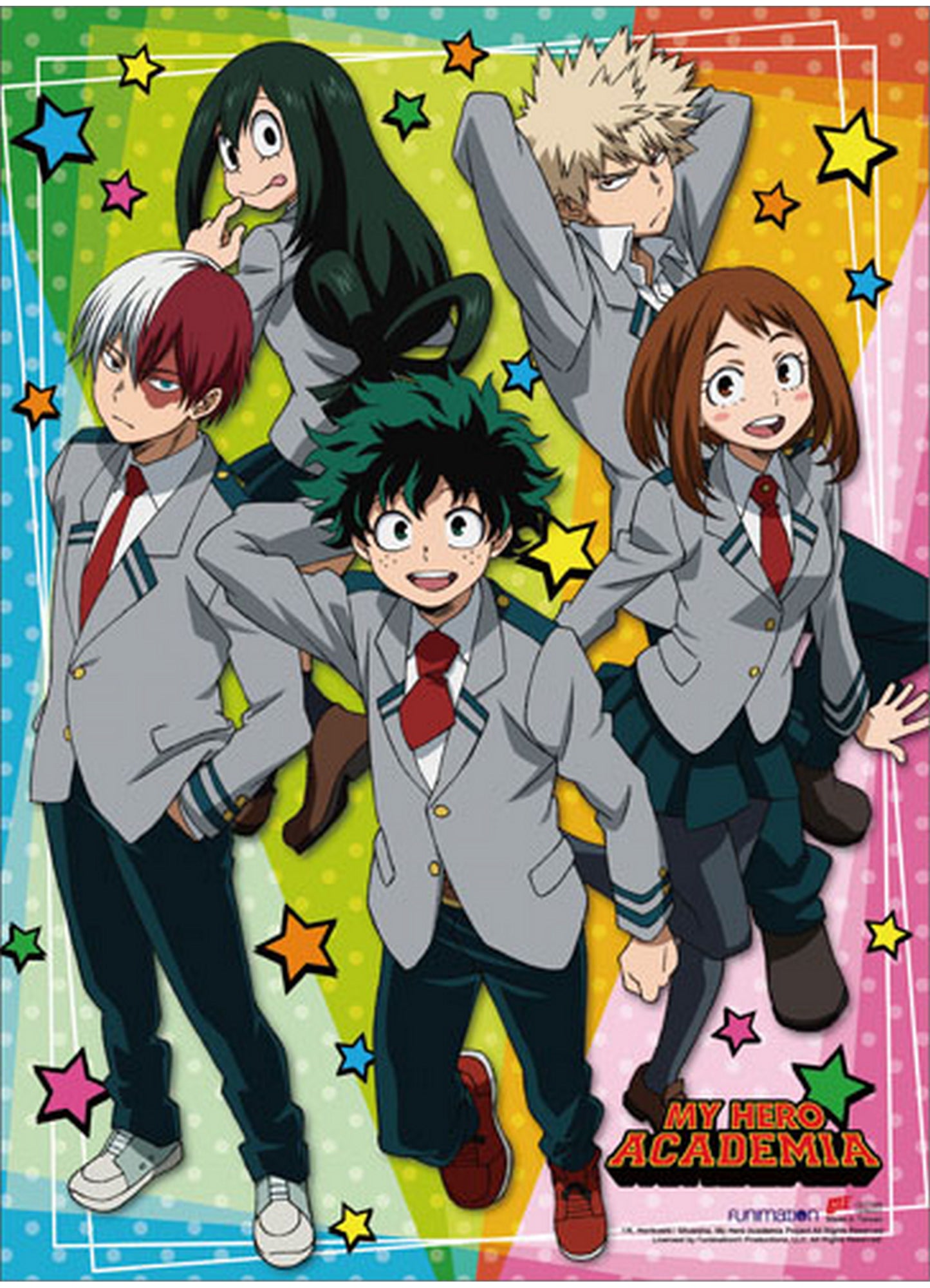 My Hero Academia - Uniform Group 2 Wall Scroll 31"W x 43"H