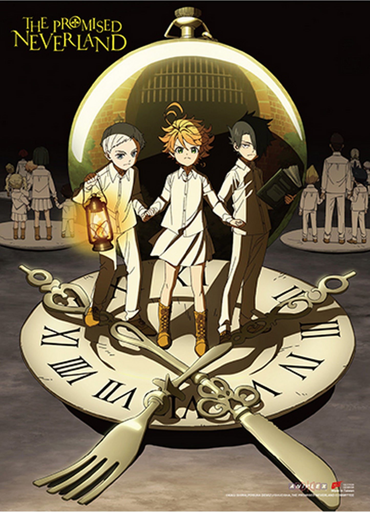 The Promised Neverland - Key Art Wall Scroll 31"W x 43"H