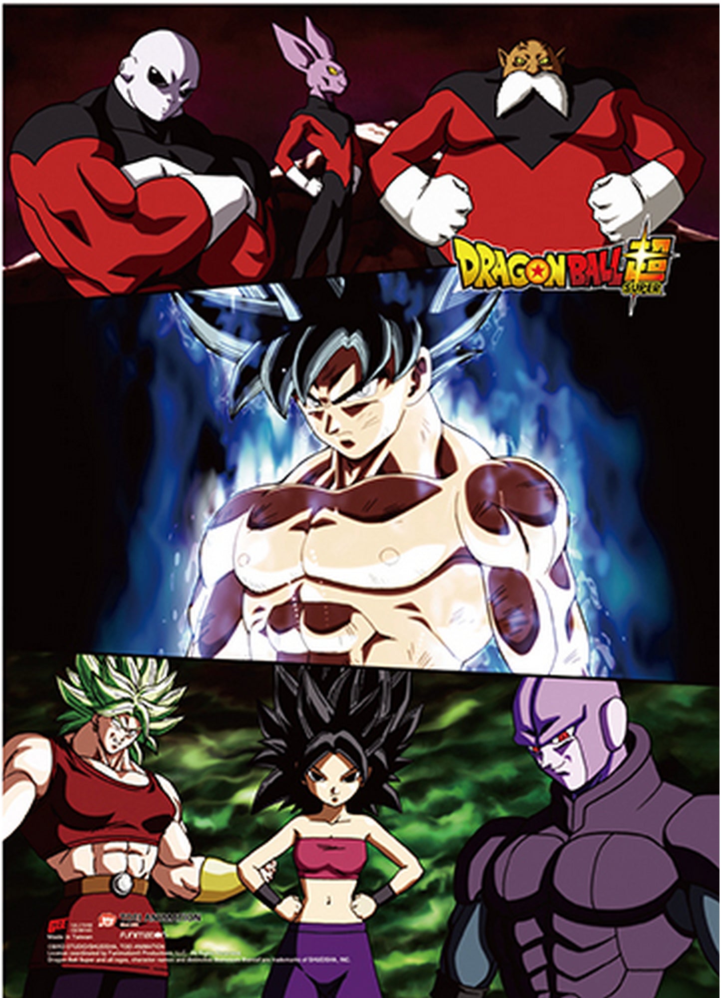 Dragon Ball Super - Son Goku And Group Wall Scroll 31"W x 43"H
