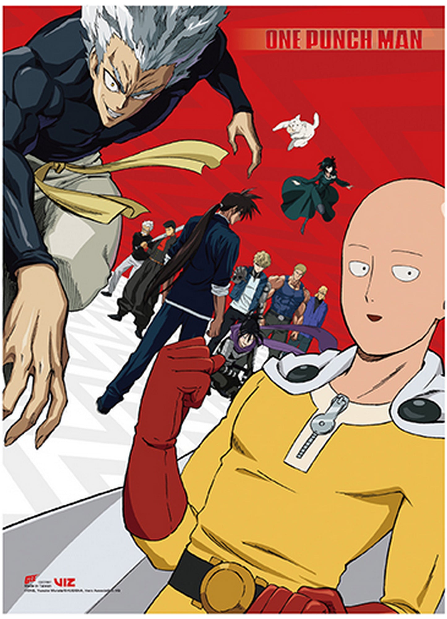 One Punch Man S2 - Key Art Wall Scroll 31"W x 43"H