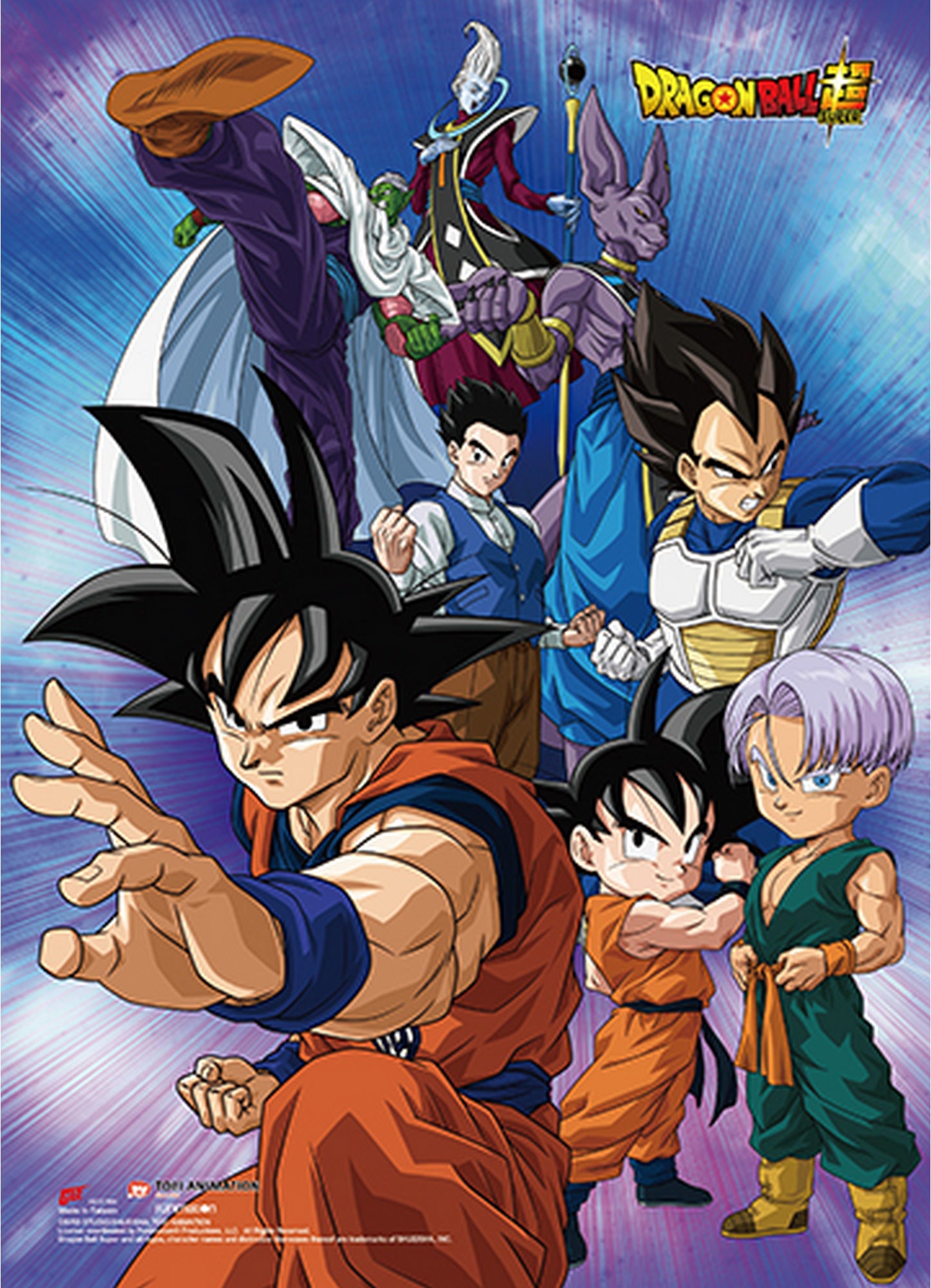 Dragon Ball Super - Battle Of Gods Group 09 Wall Scroll 31"W x 43"H