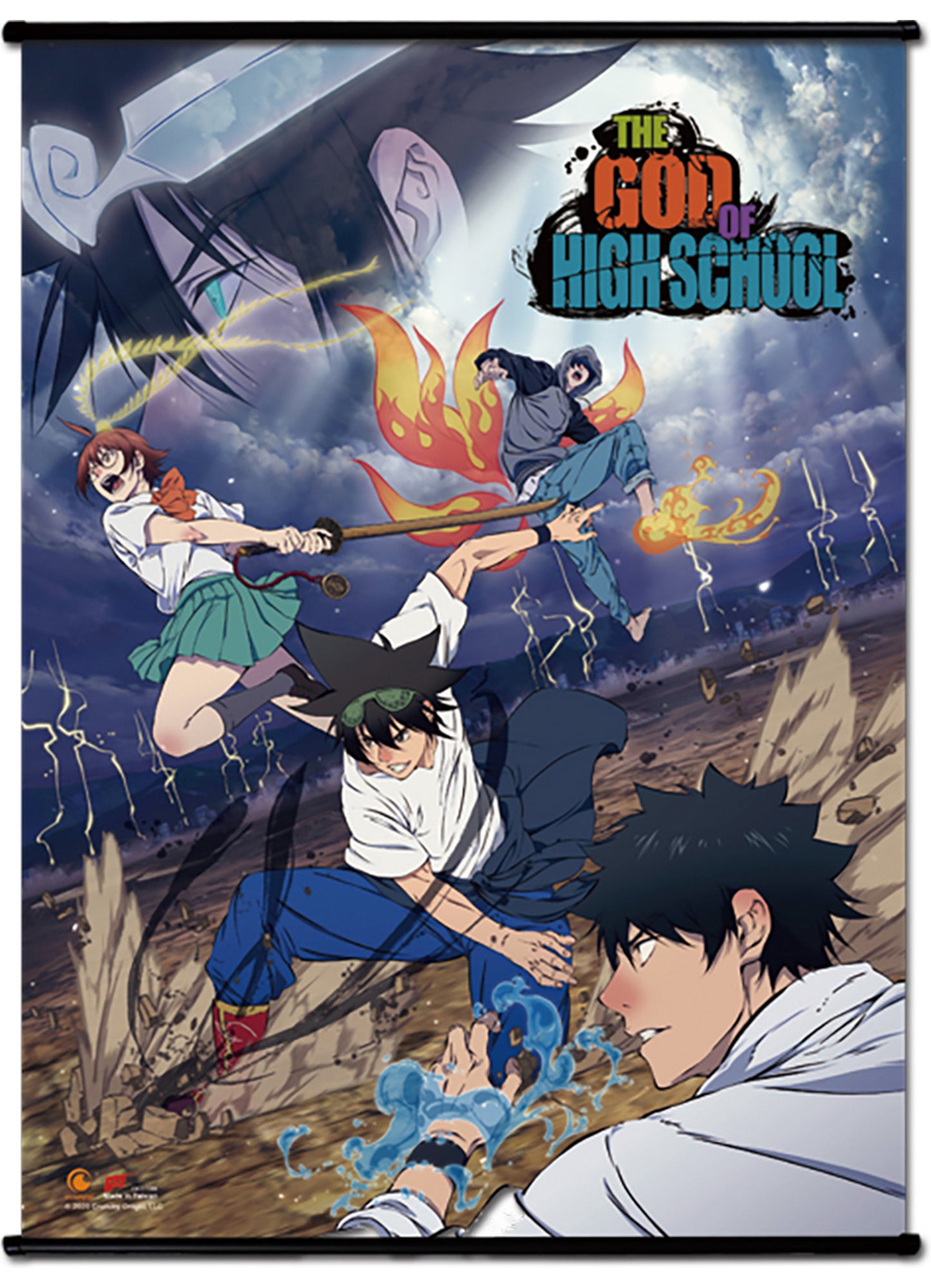 God Of High School - Key Art Wall Scroll 31"W x 43"H