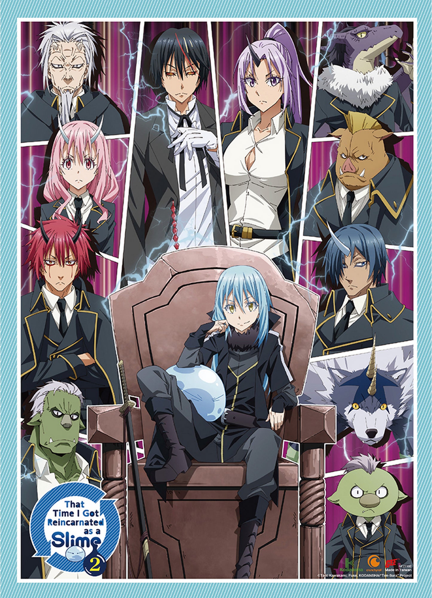 That Time I Got Reincarnated As A Slime S2 - Key Art #B Wall Scroll 31"W x 43"H