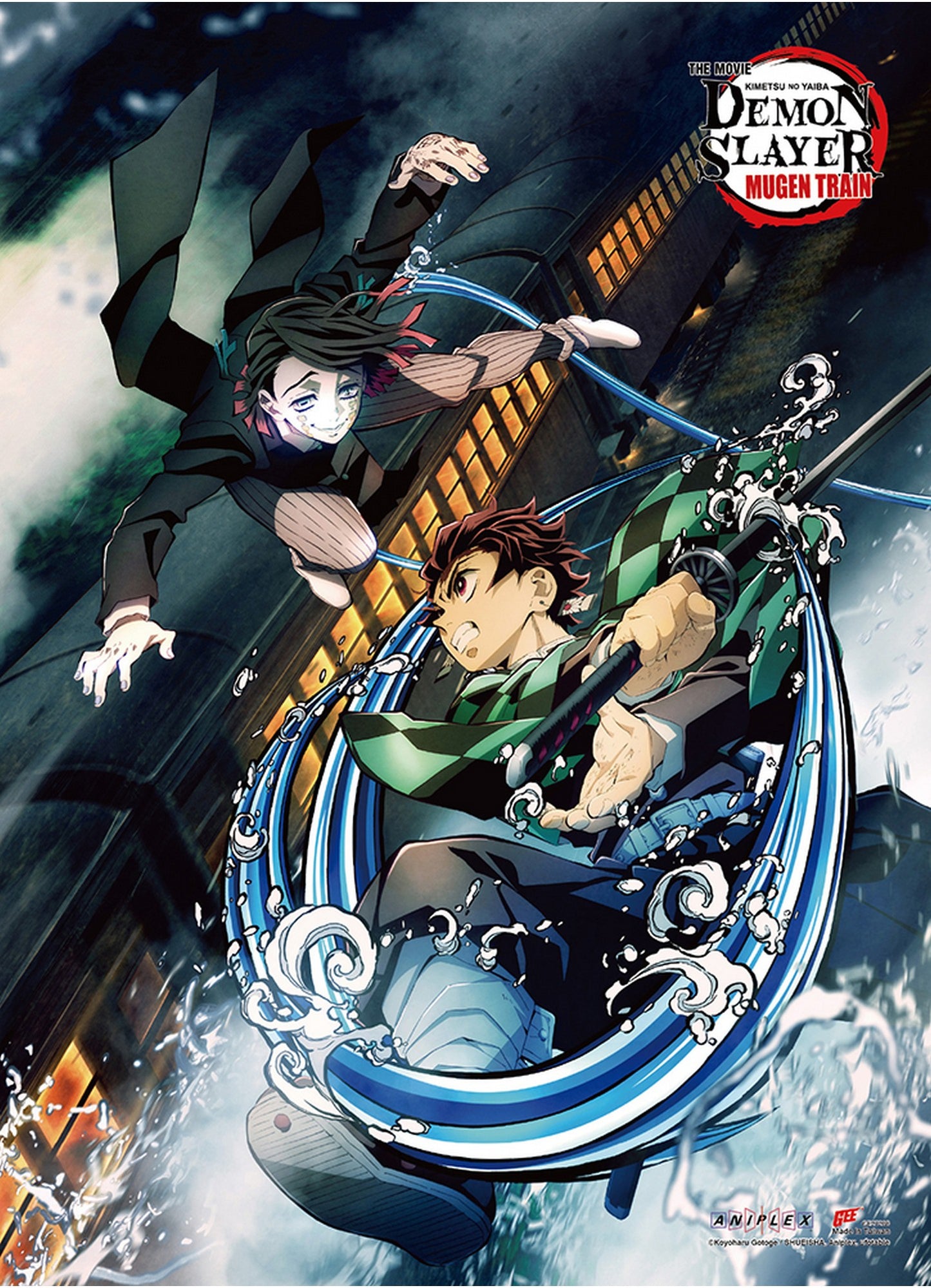 Demon Slayer The Movie - Key Art #B Wall Scroll 31"W x 43"H