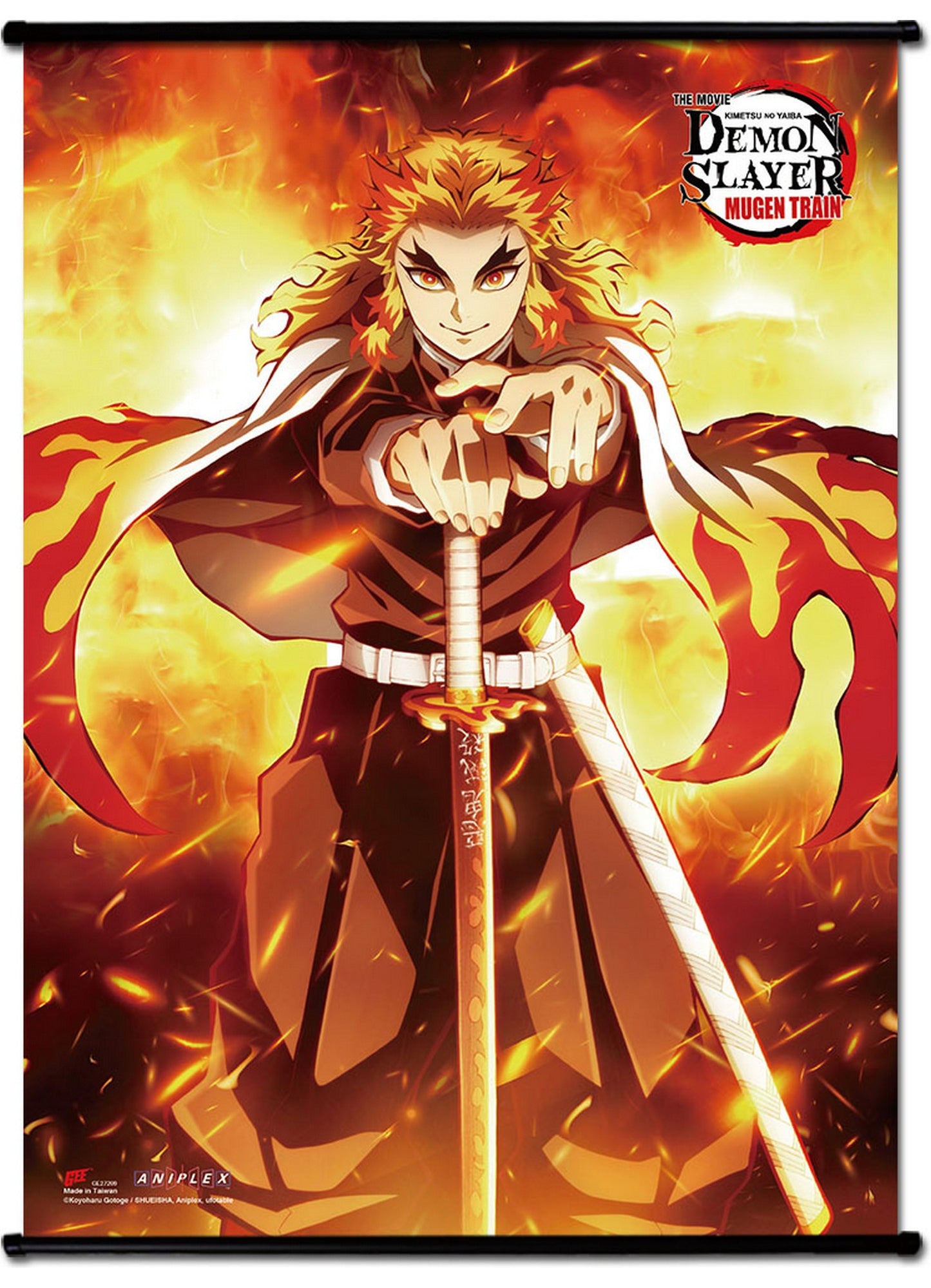 Demon Slayer The Movie - Teaser Art Wall Scroll 31"W x 43"H