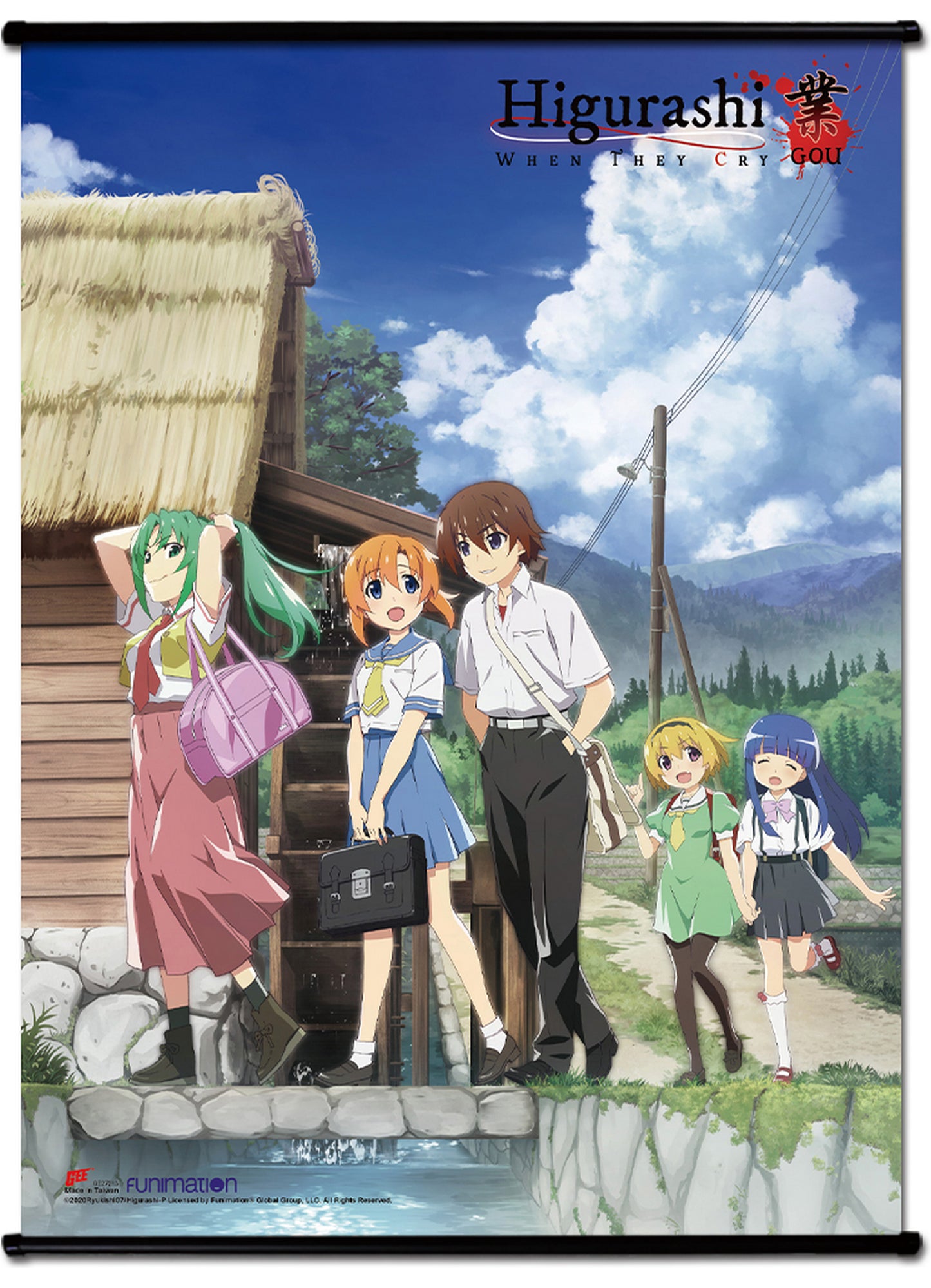 Higurashi When They Cry - Key Art #B Wall Scrolll 31"W x 43"H