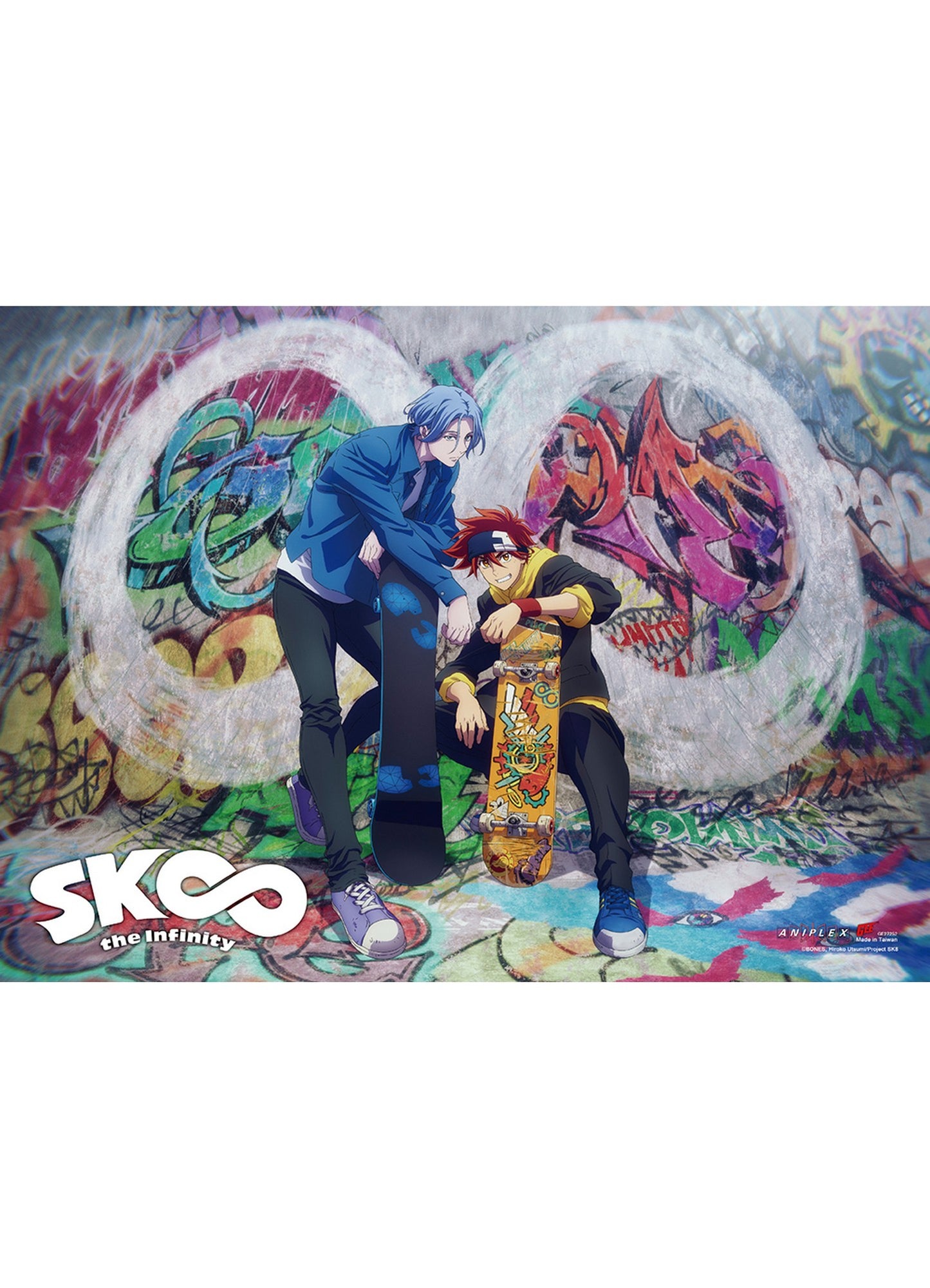 Sk8 The Infinity - Key Art #B Wall Scroll 31"W x 43"H