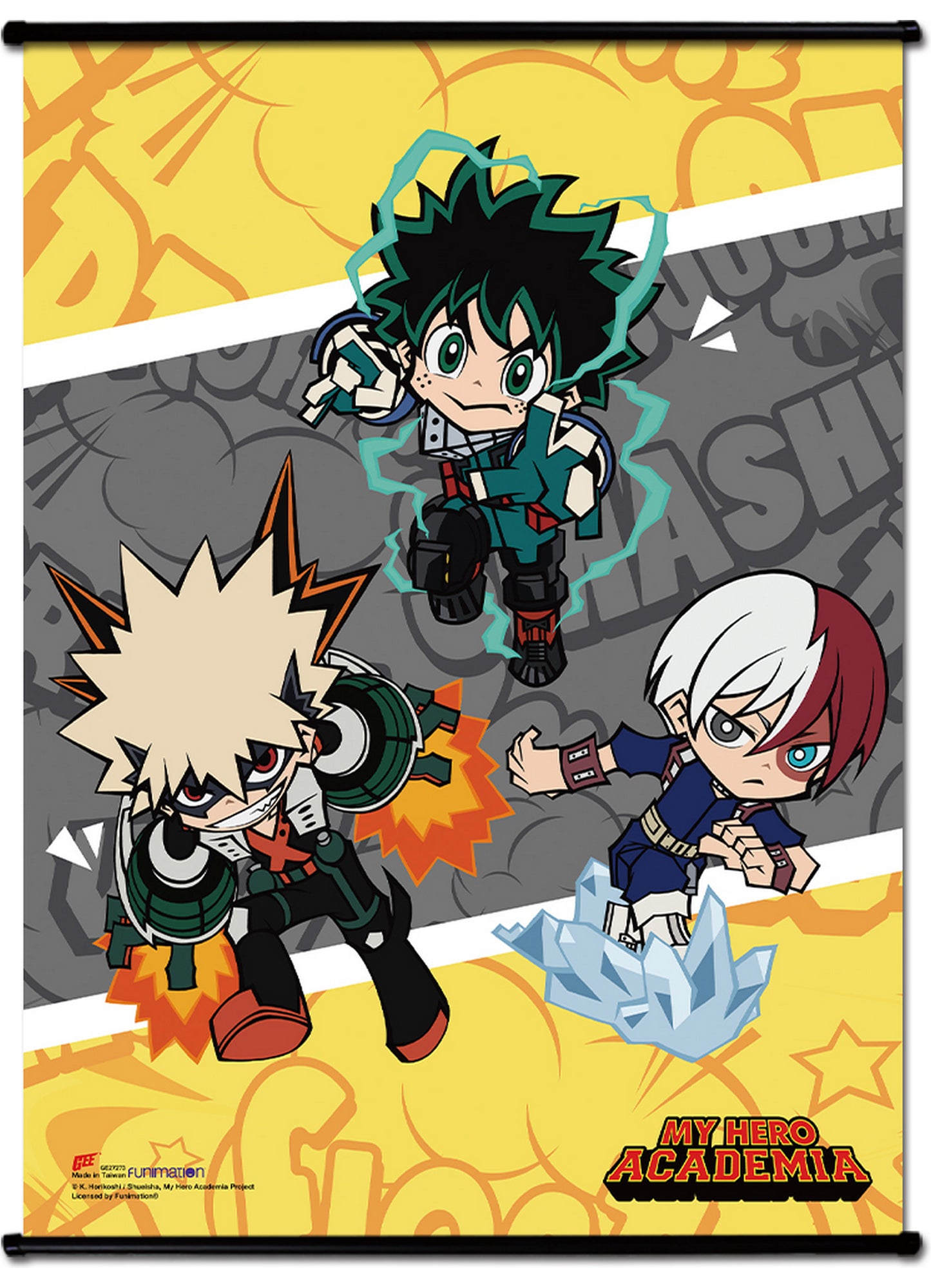 My Hero Academia S5 - SD Group #1 Wall Scroll 31"W x 43"H