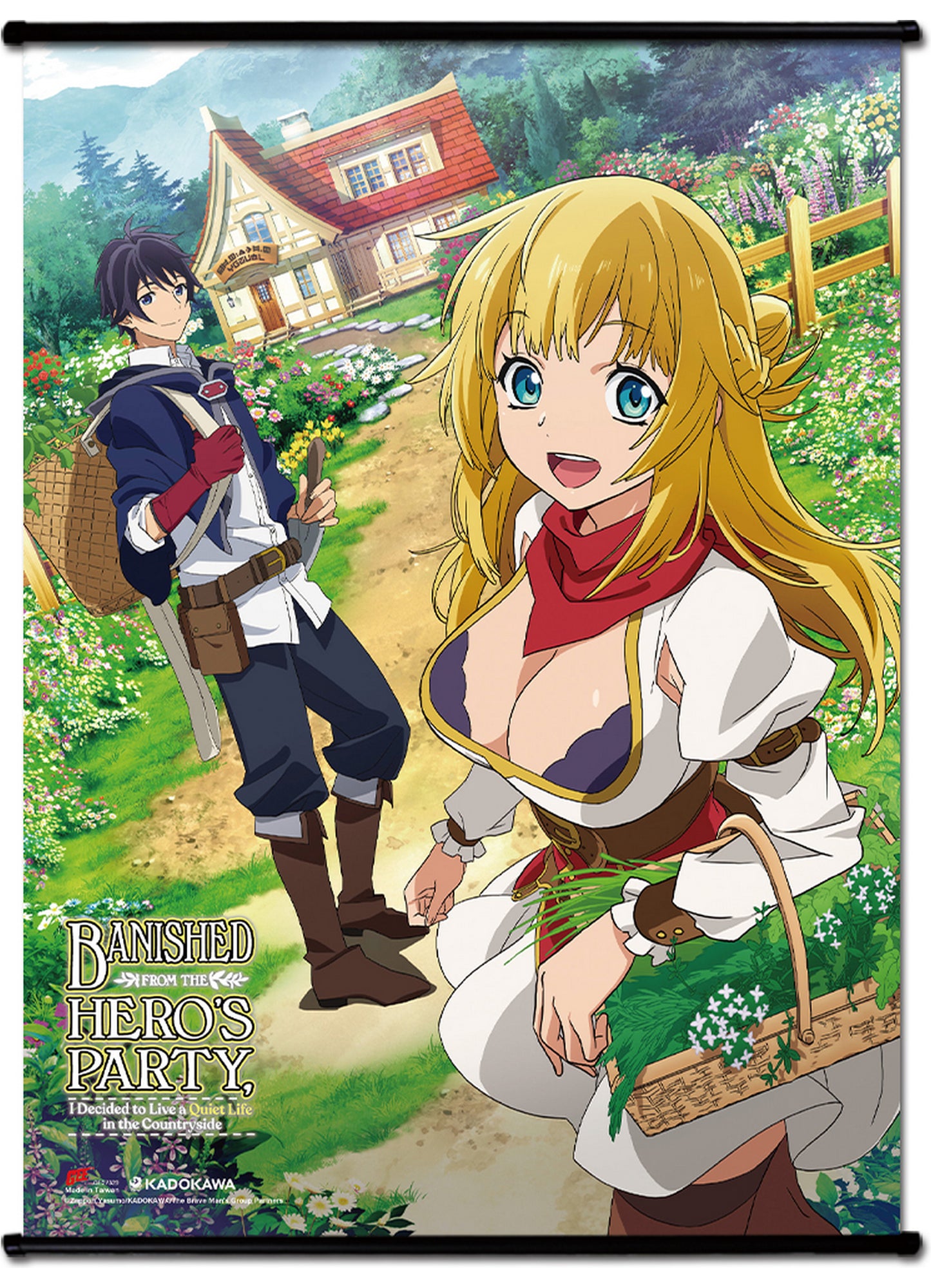 Banished From The Heros Party - Teaser Art Wall Scroll 31"W x 43"H