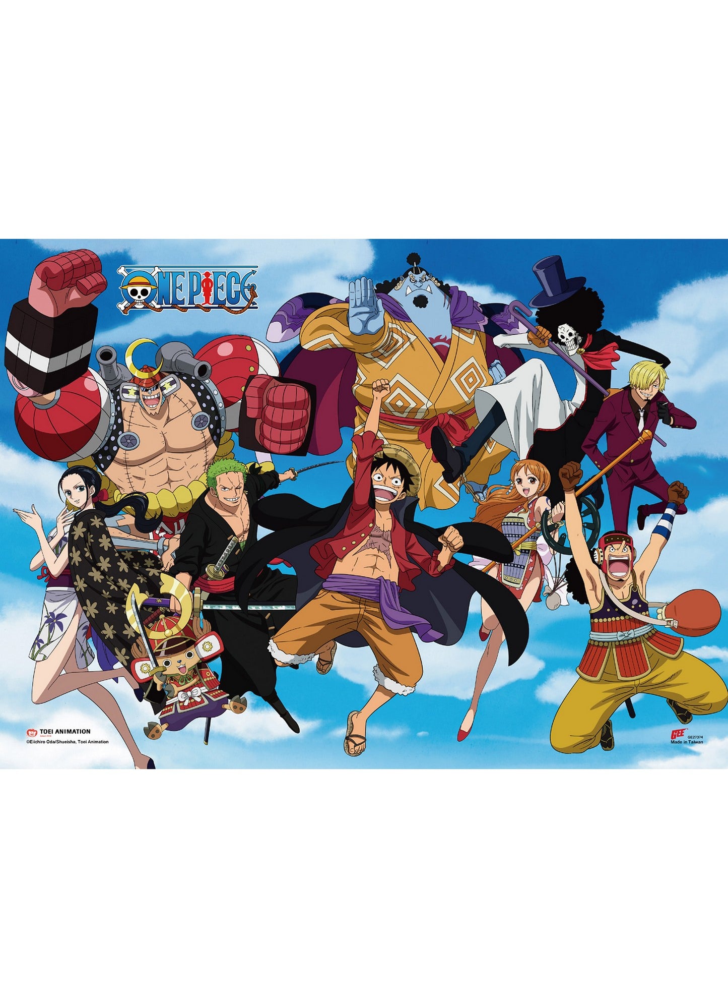 One Piece - Wano Country Group 07 Wall Scroll 31"W x 43"H