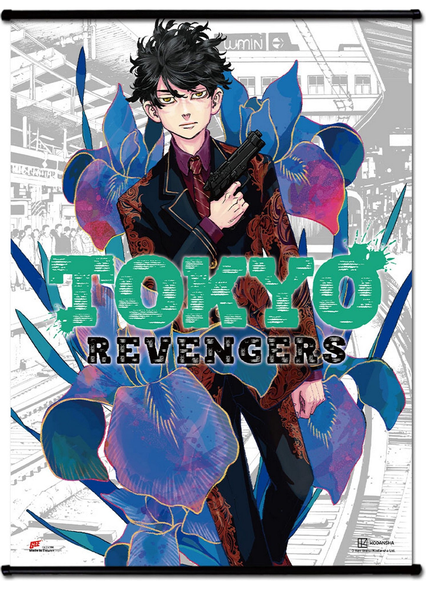 Tokyo Revengers - Cover Art #16 Wall Scroll 31"W x 43"H
