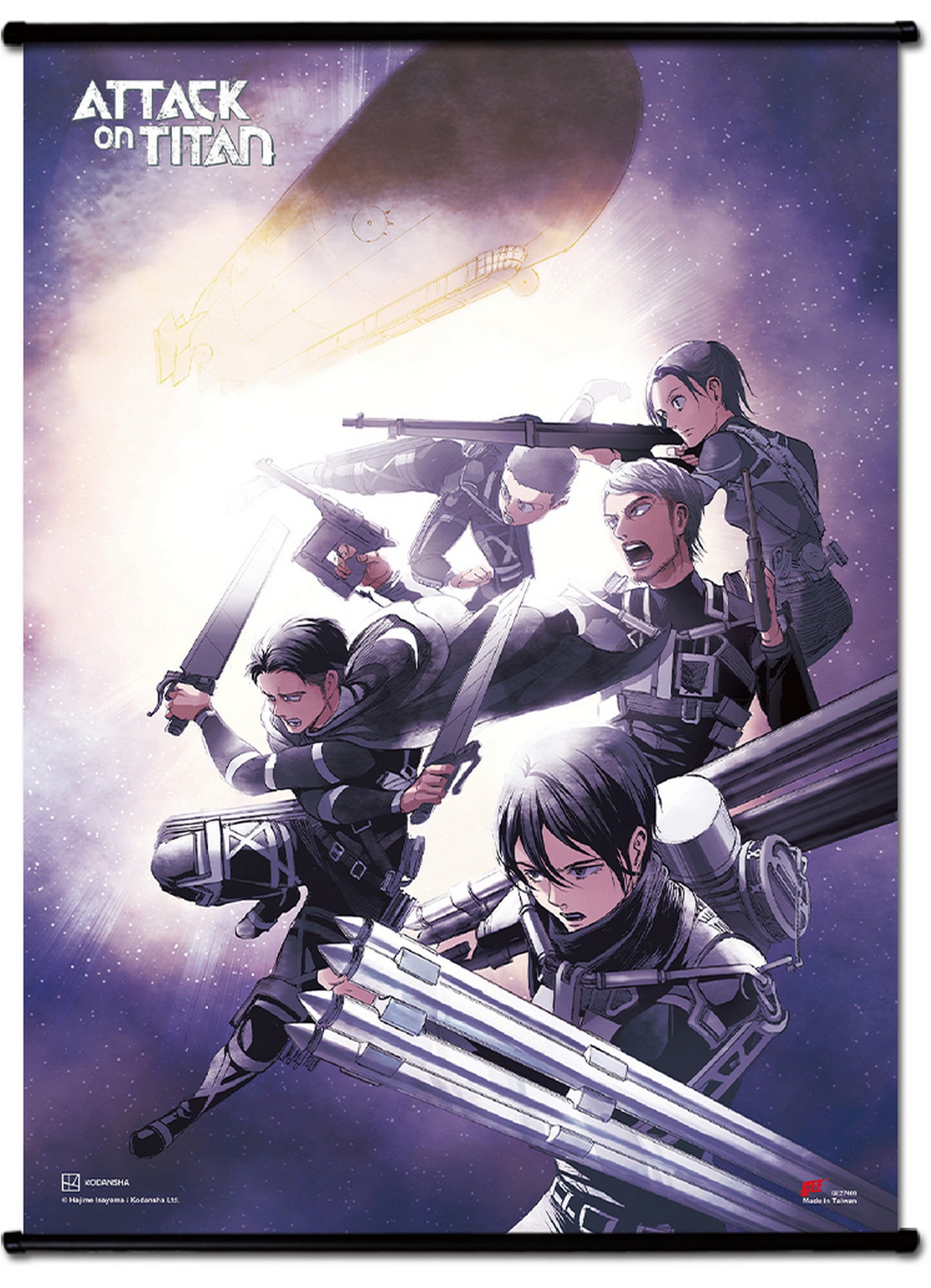 Attack On Titan Manga - Assault Wall Scroll 18.5"W x 25.2"H