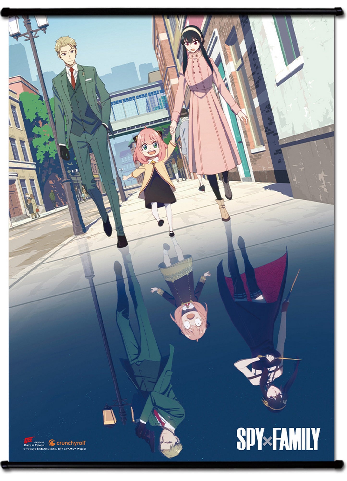 Spy X Family - Group Day And Night Wall Scroll 31"W x 43"H