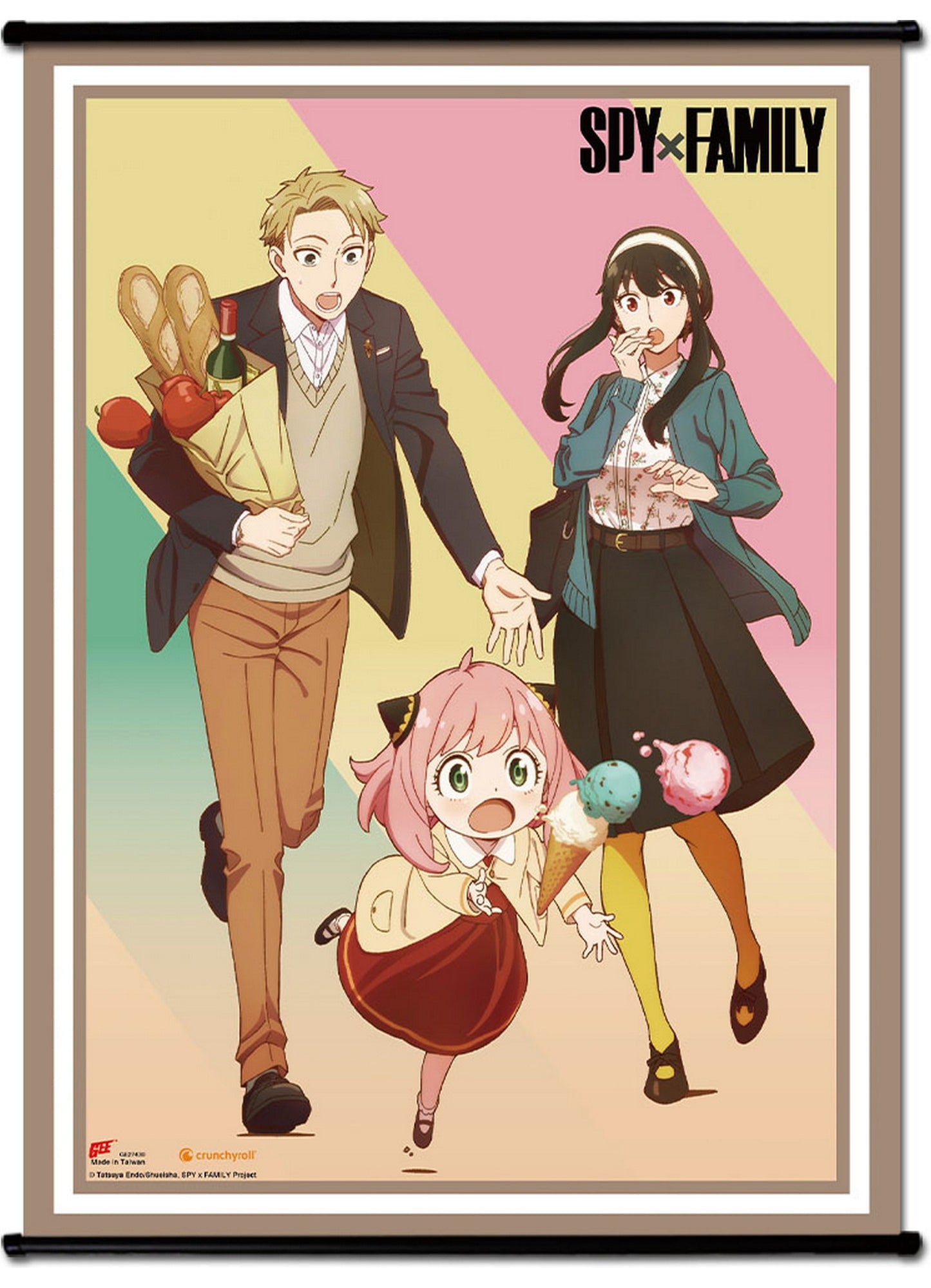 Spy X Family - Forger Family Daily #A Wall Scroll 31"W x 43"H