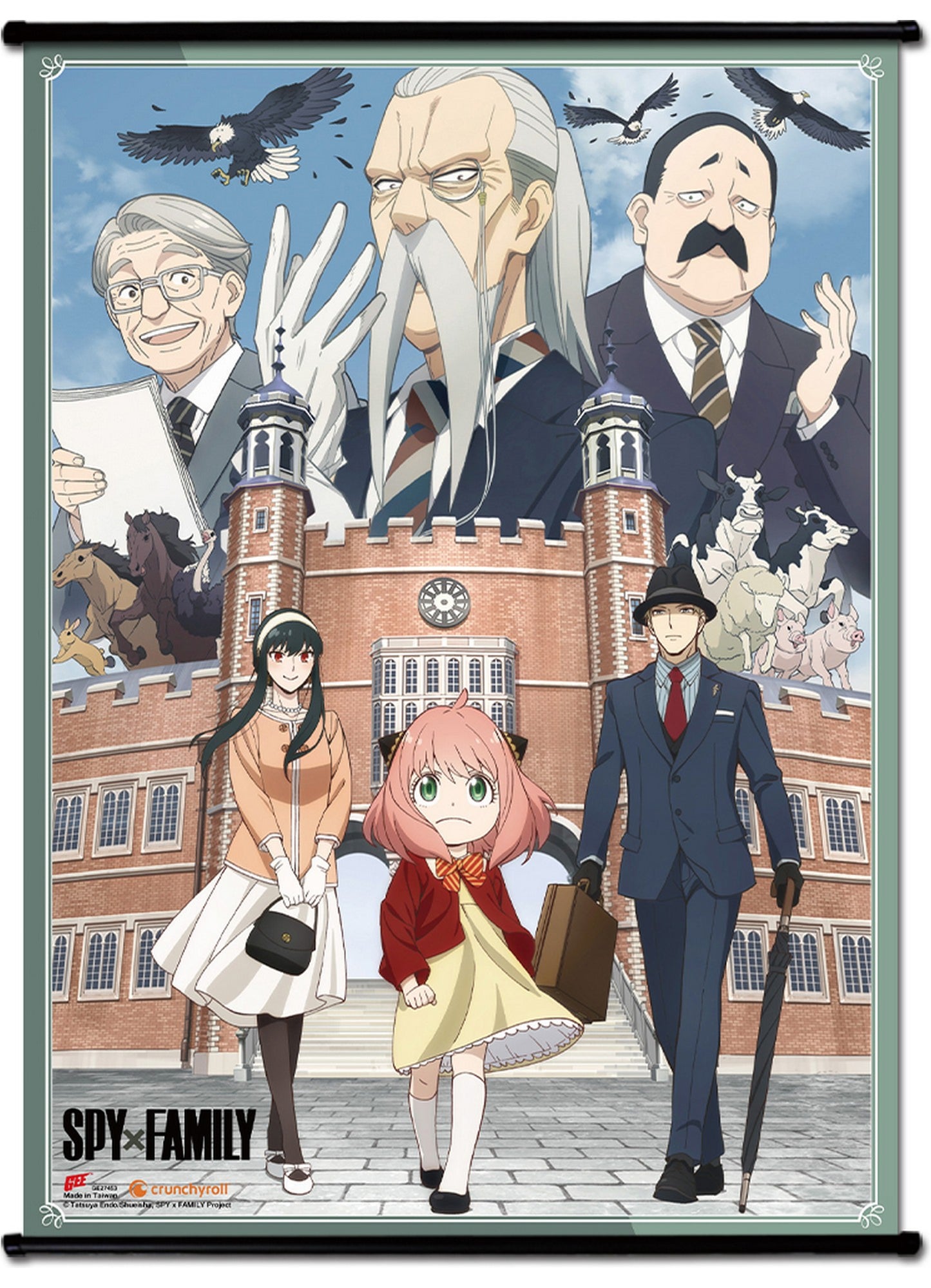 Spy X Family - Big Group Wall Scroll 31"W x 43"H