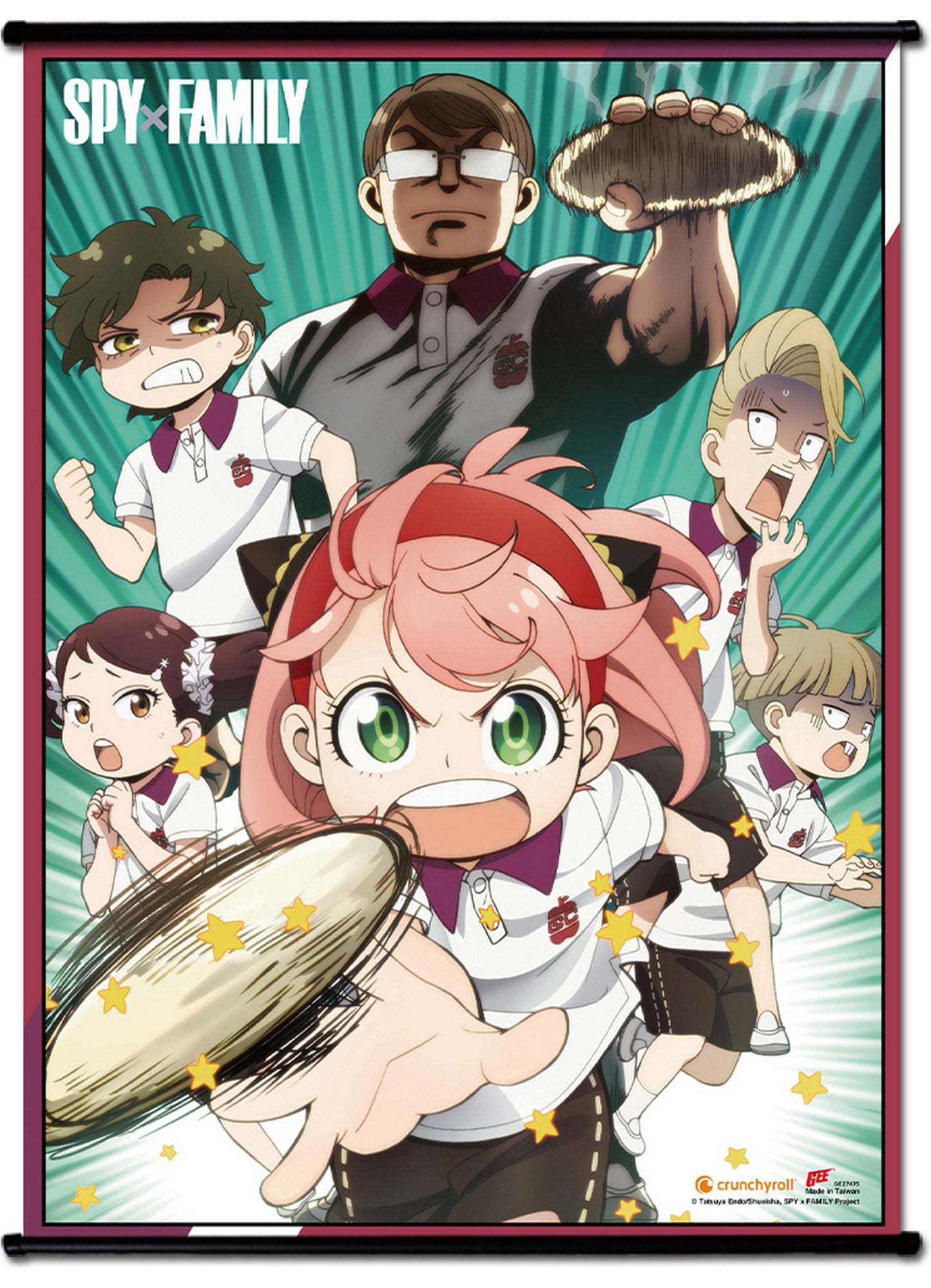 Spy X Family - Group Anya Forgers Gym Class Wall Scroll 18.5"W x 25.2"H