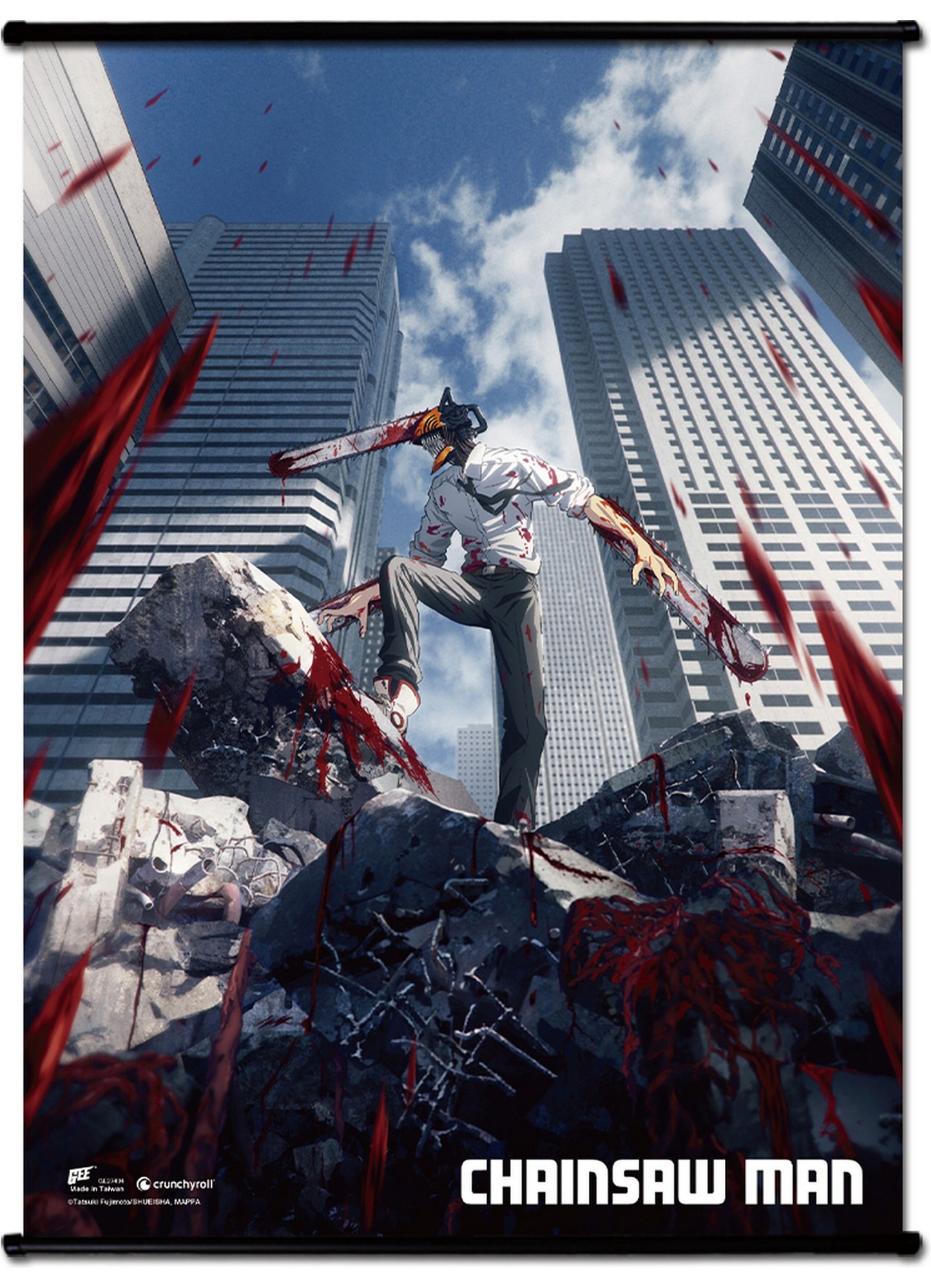 Chainsaw Man - Chainsaw Man Key Visual Wall Scroll 31"W x 43"H