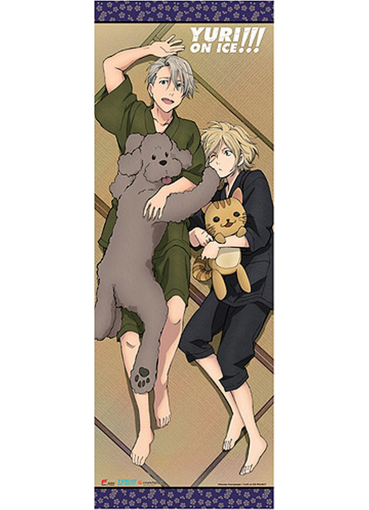 Yuri! On Ice - Victor Nikiforov & Yuri Plisetsky "Yurio"Human Size Se Wall Scroll 23.5"W x 67"H