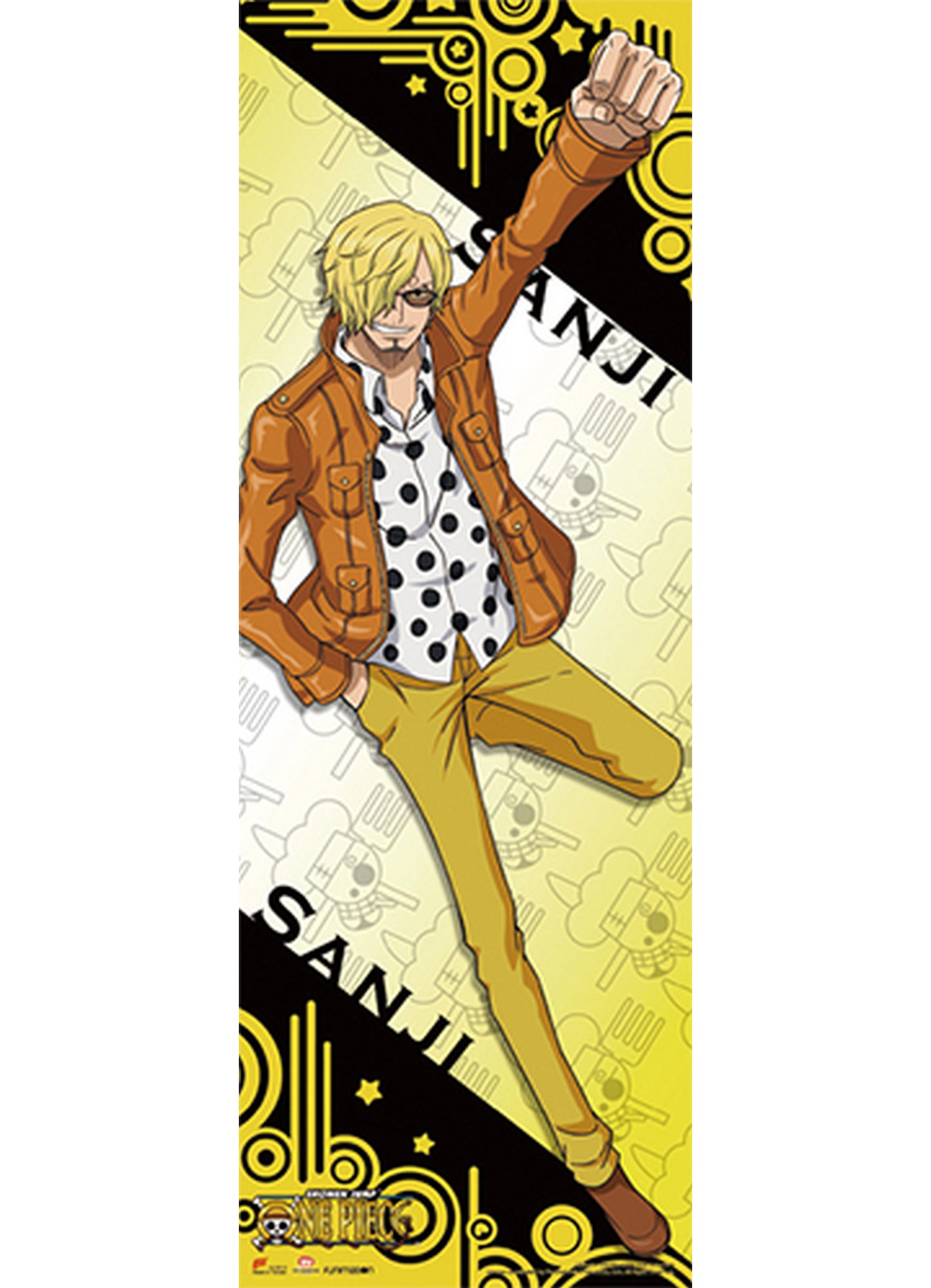 One Piece - Vinsmoke Sanji 2017 Human Size Wall Scroll 23.5"W x 67"H