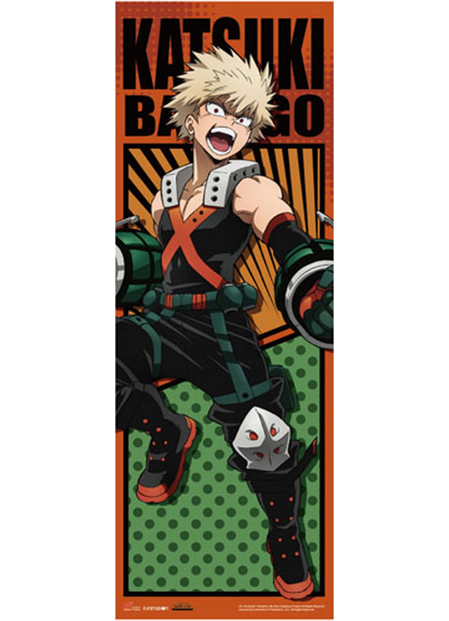 My Hero Academia - Katsuki Bakugo Battle Suit Human Size Se Wall Scroll 23.5"W x 67"H