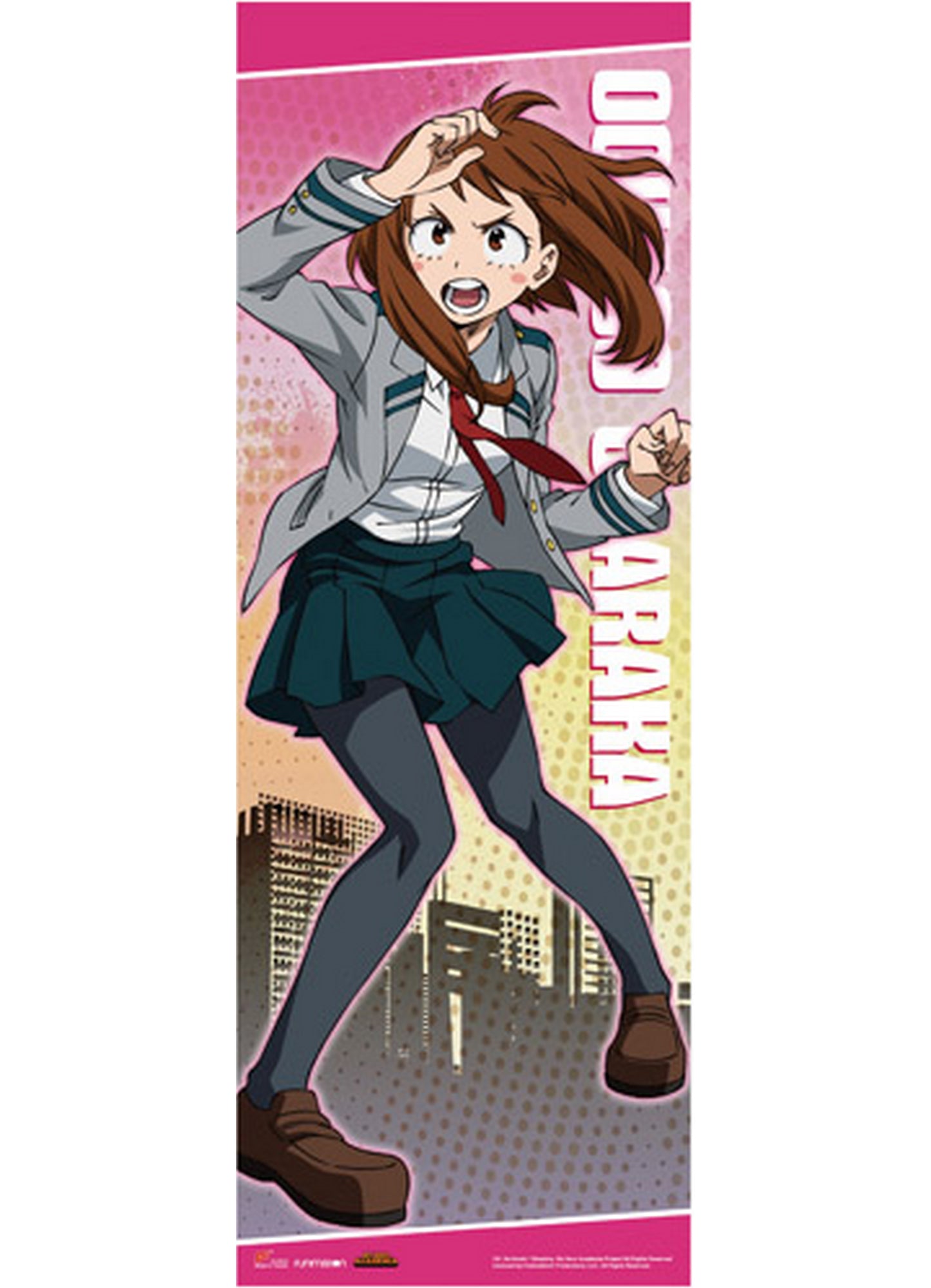 My Hero Academia - Ochaco Uraraka "Uravity" Uniform Human Size Se Wall Scroll 23.5"W x 67"H