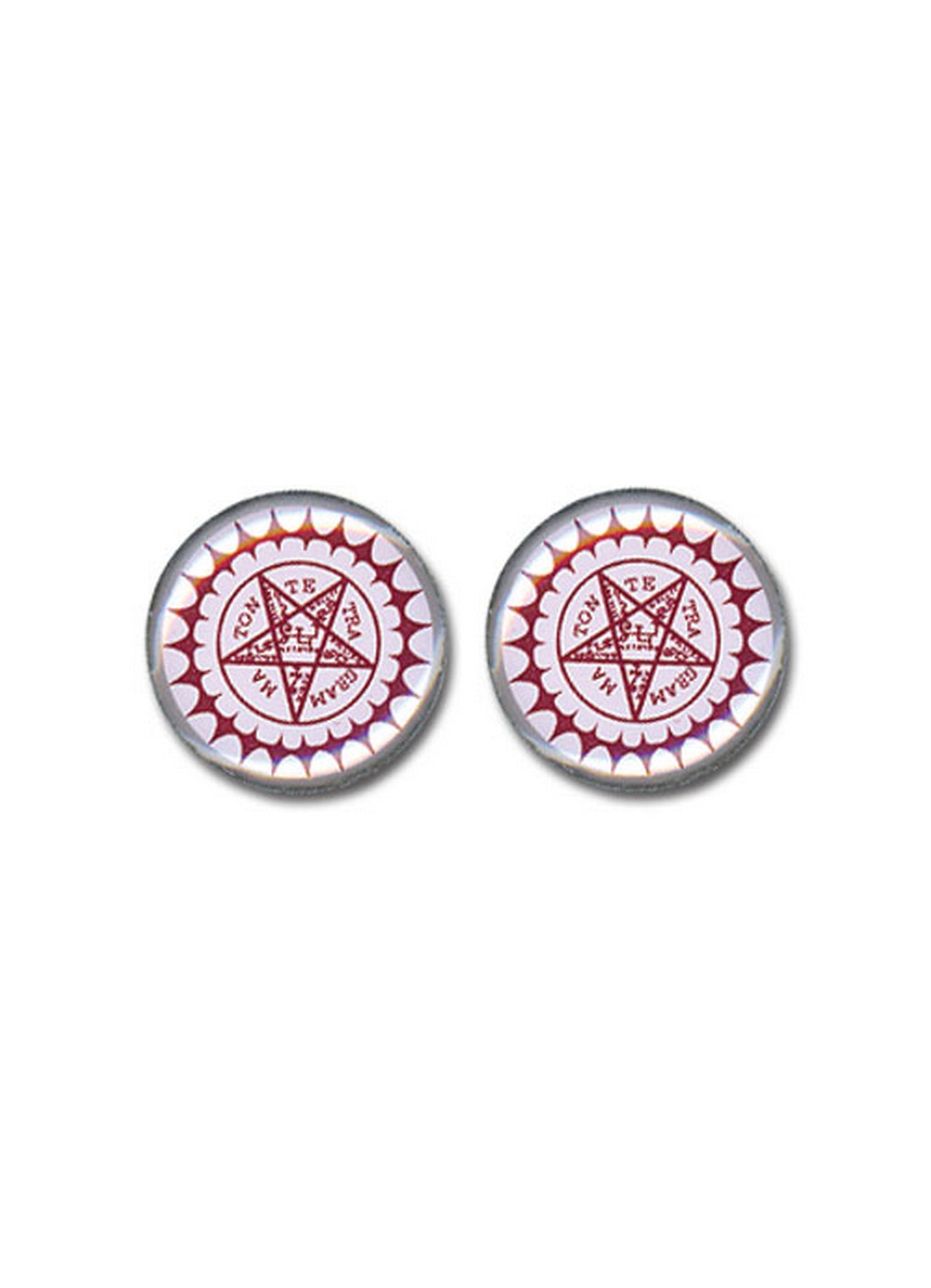 Black Butler - Pentacle Earrings