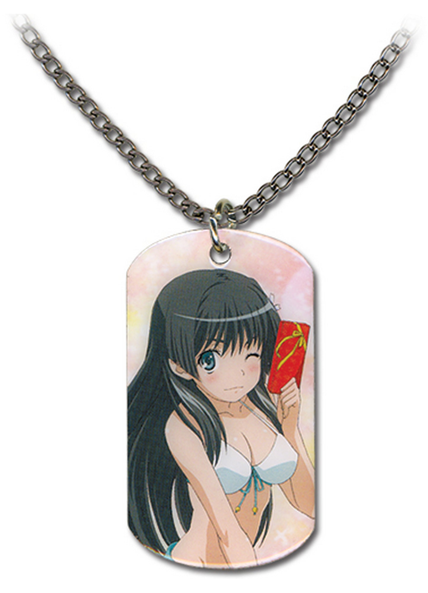 A Certain Scientific Railgun - Ruiko Saten Swimwear Dog Tag Style Necklace