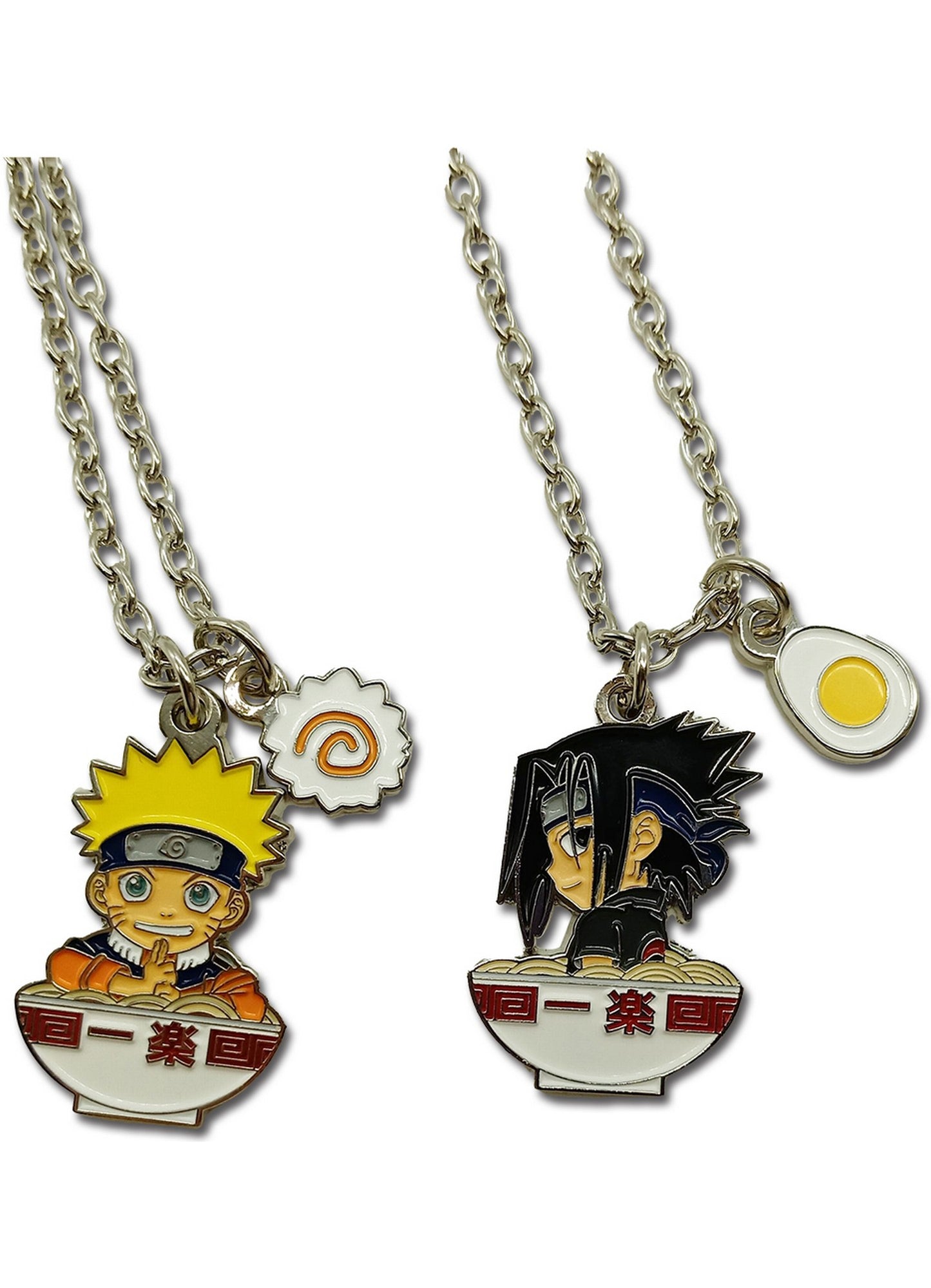 Naruto - Naruto Uzumaki & Sasuke Uchiha Besties Necklace Set