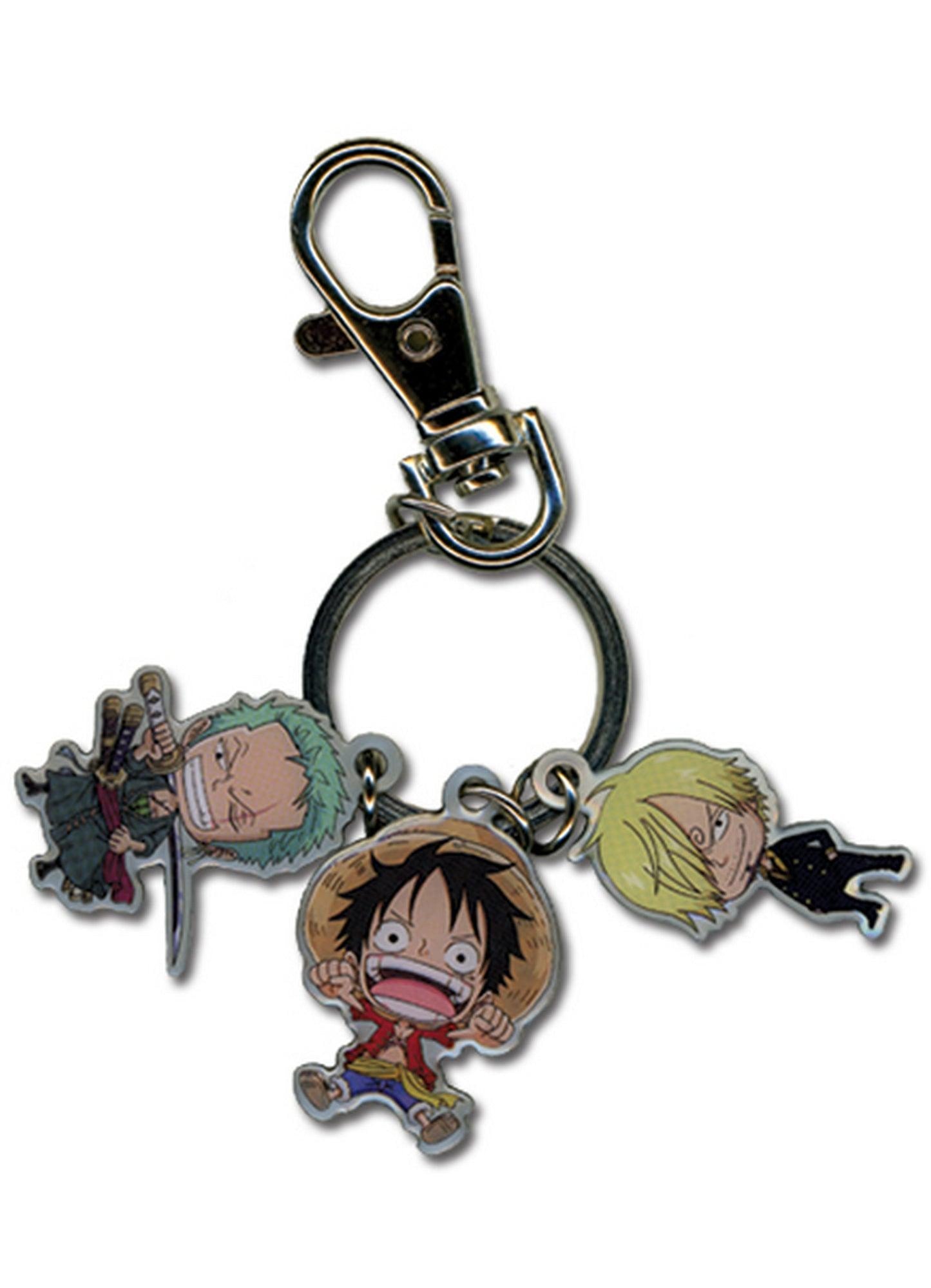 One Piece - Straw Hats Pirates Metal Charms Keychain