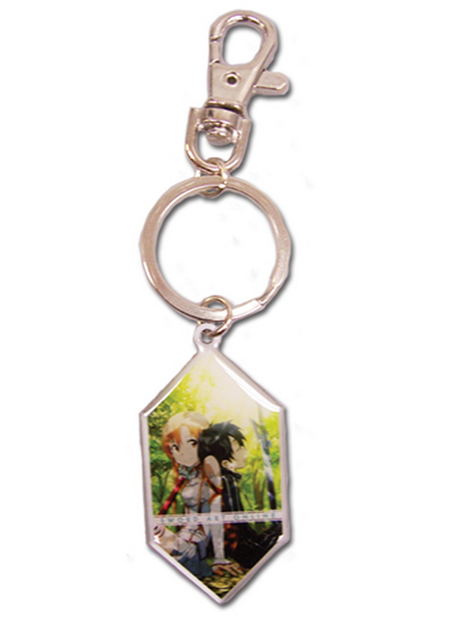 Sword Art Online - Resting Asuna And Kirito Metal Keychain