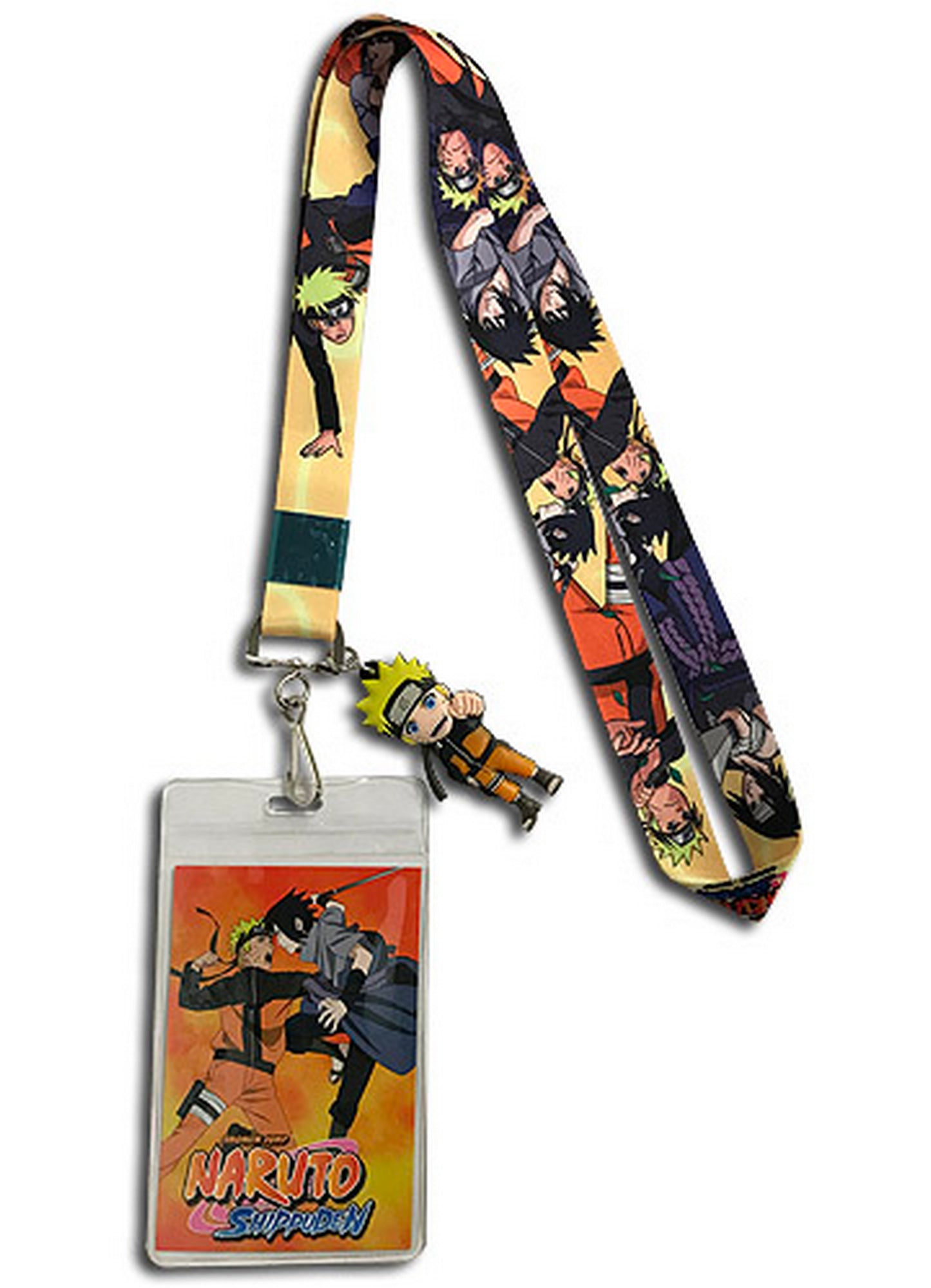 Naruto Shippuden - Naruto Uzumaki Sasuke Uchiha Pattern Lanyard